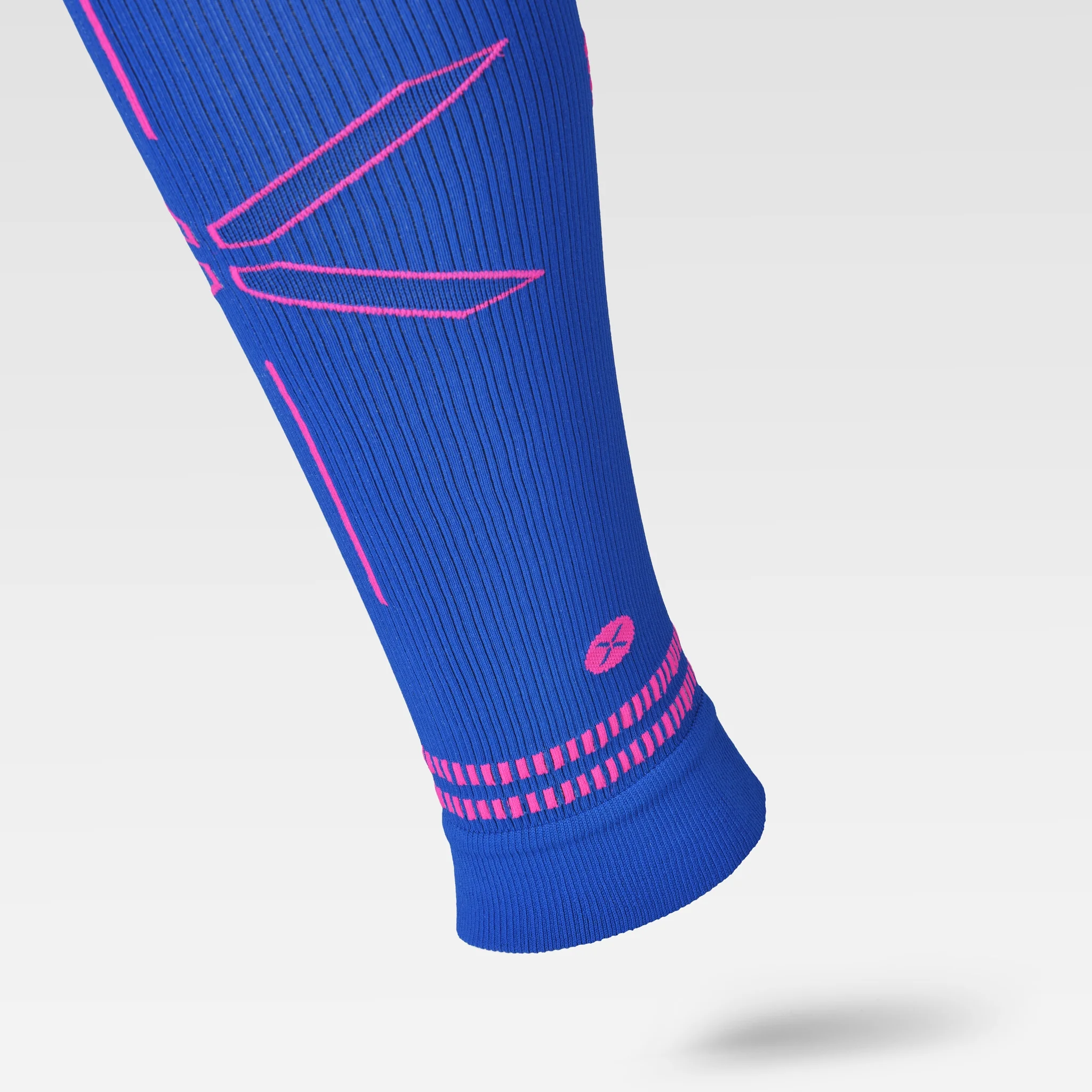 Calf Sleeves Women | Blue / Pink Fluo - Image 4