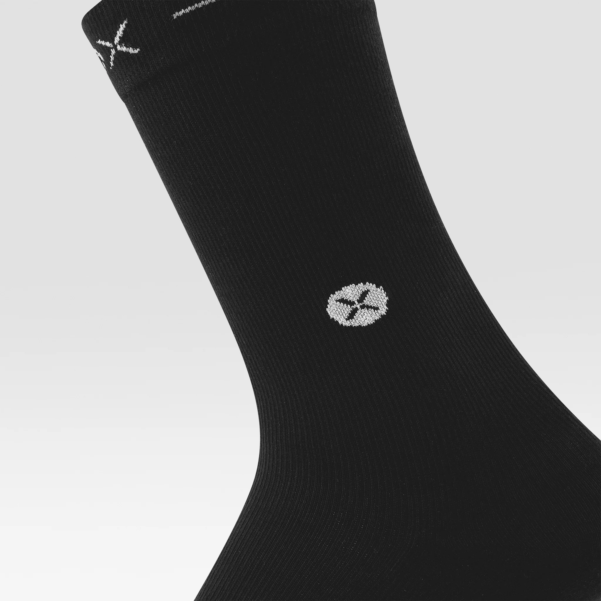 Cotton Everyday Ankle Socks Men | Black / White - Image 5