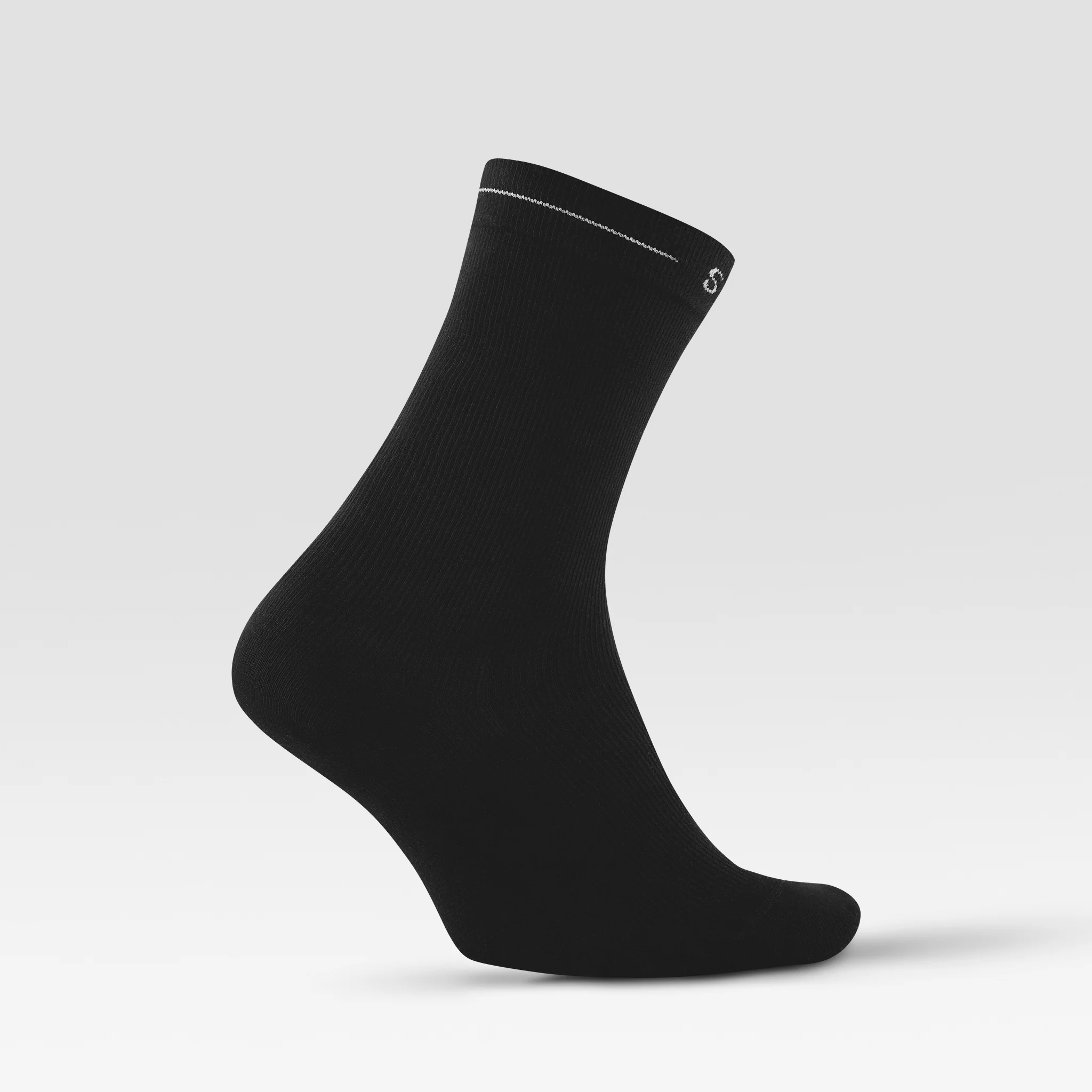 Cotton Everyday Ankle Socks Women 2-Pack | Black / White - Image 3