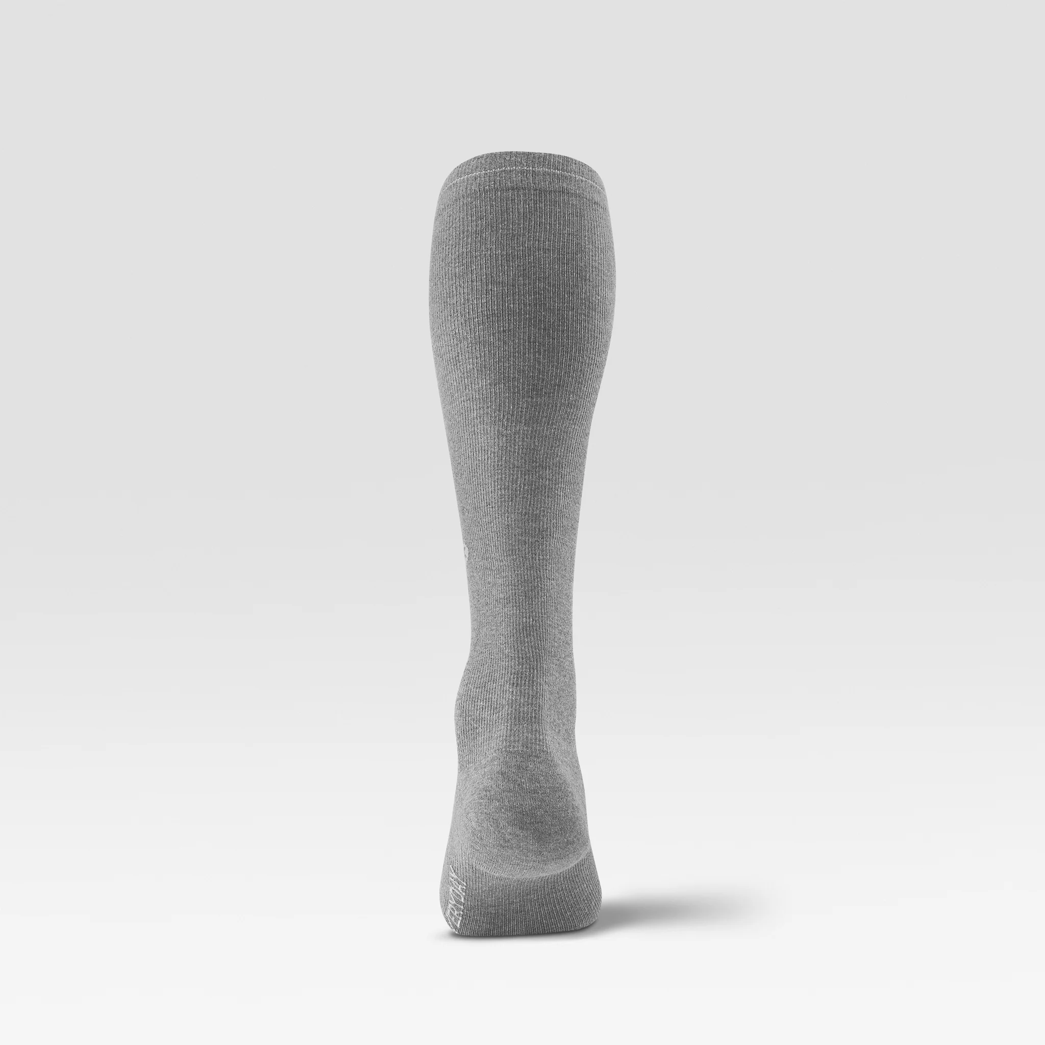 Cotton Everyday Socks Women | Mid Grey / White - Image 3