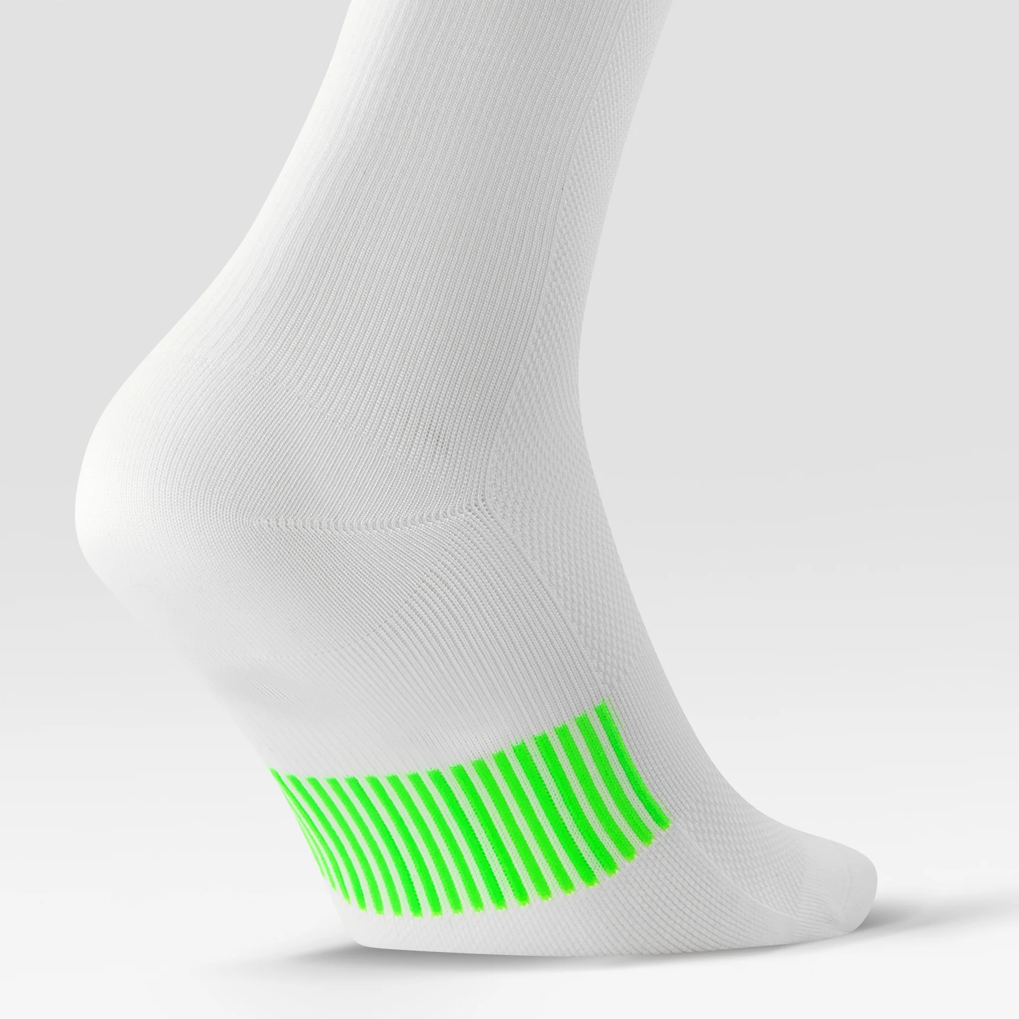 Cycling Socks Men | White / Green Fluo - Image 4