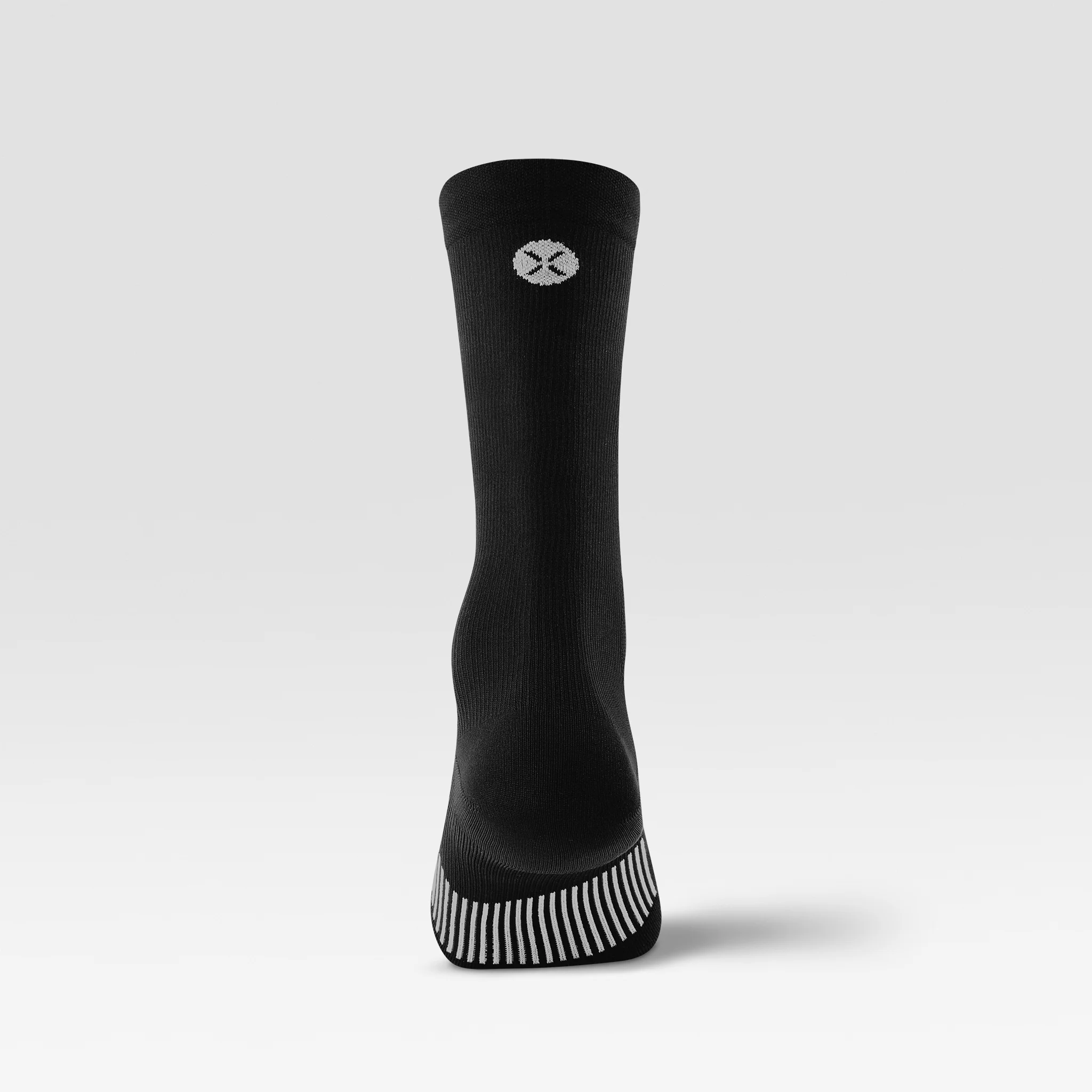 Cycling Mid-Calf Socks Men | Black / White - Image 3