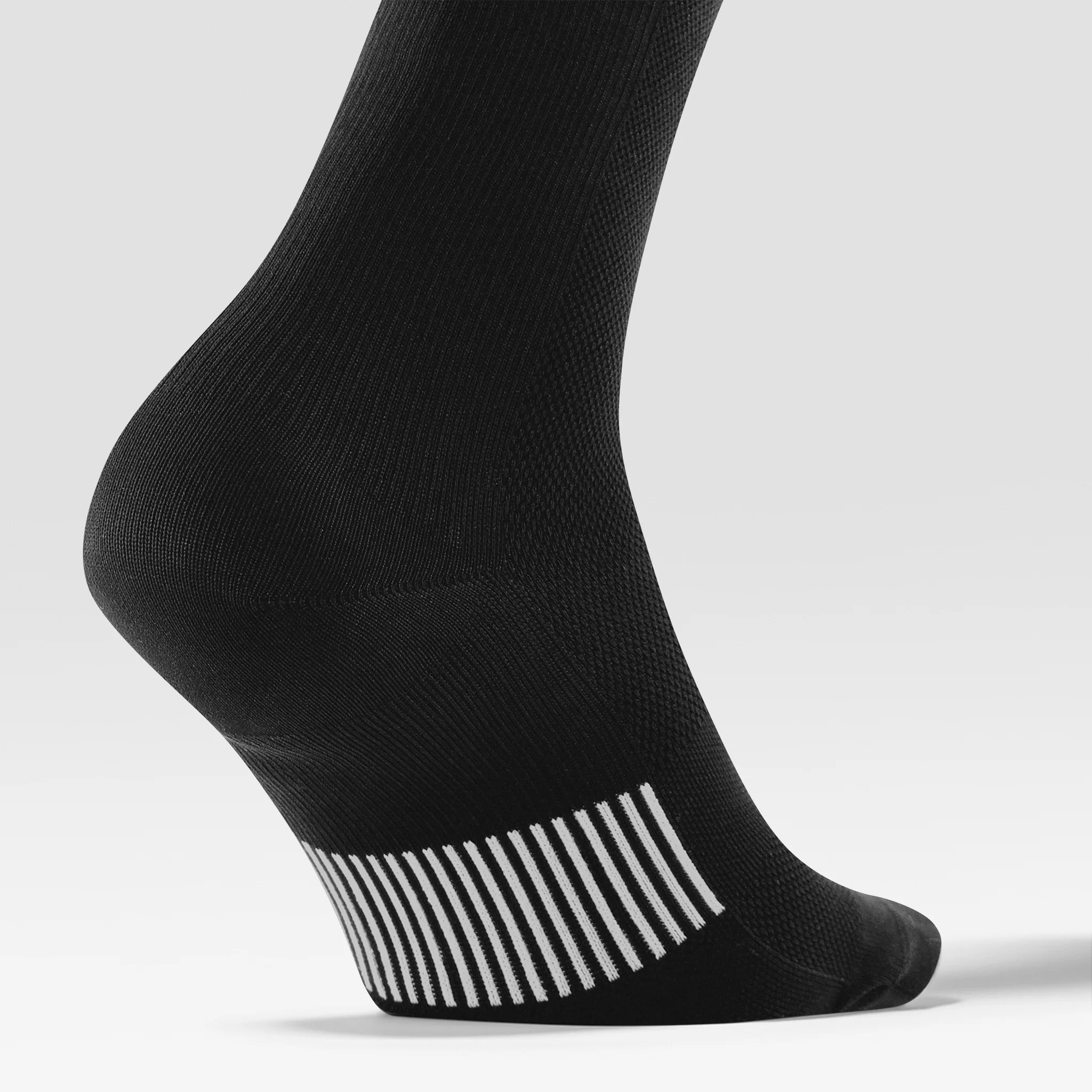 Cycling Mid-Calf Socks Men | Black / White - Image 5
