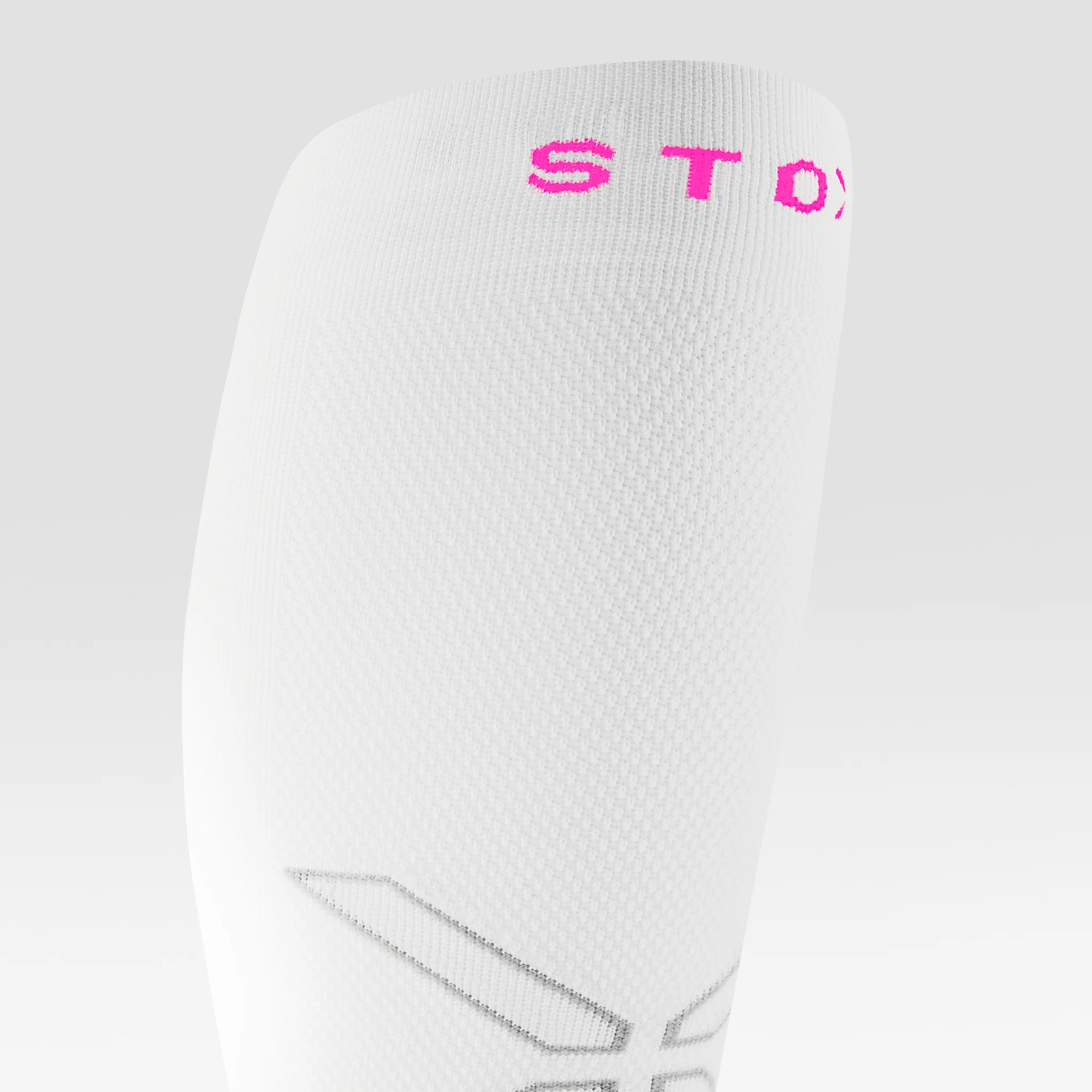 Cycling Socks Women | White / Pink Fluo - Image 4