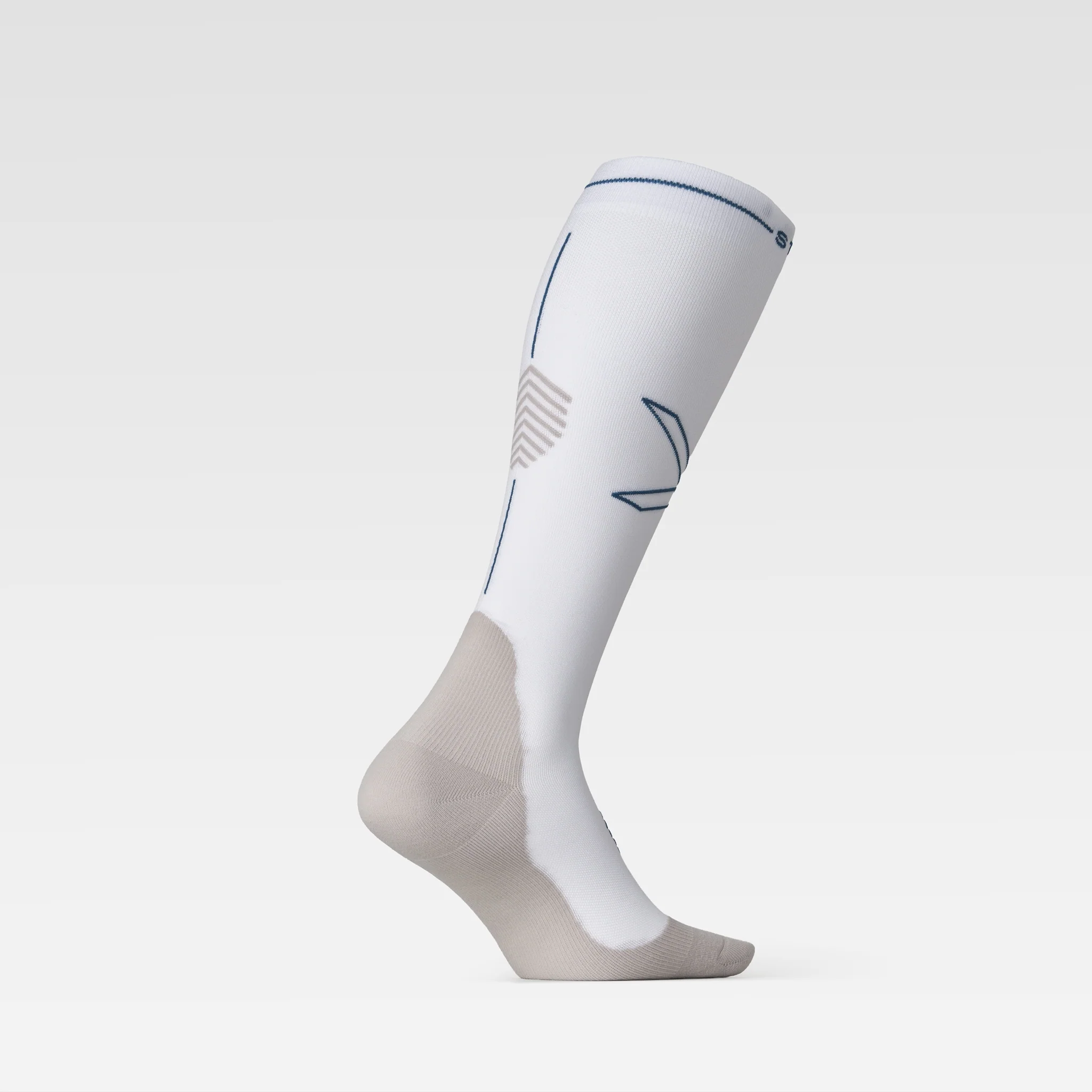 Dryarn® Hiking Socks Men | White / Petrol - Image 2