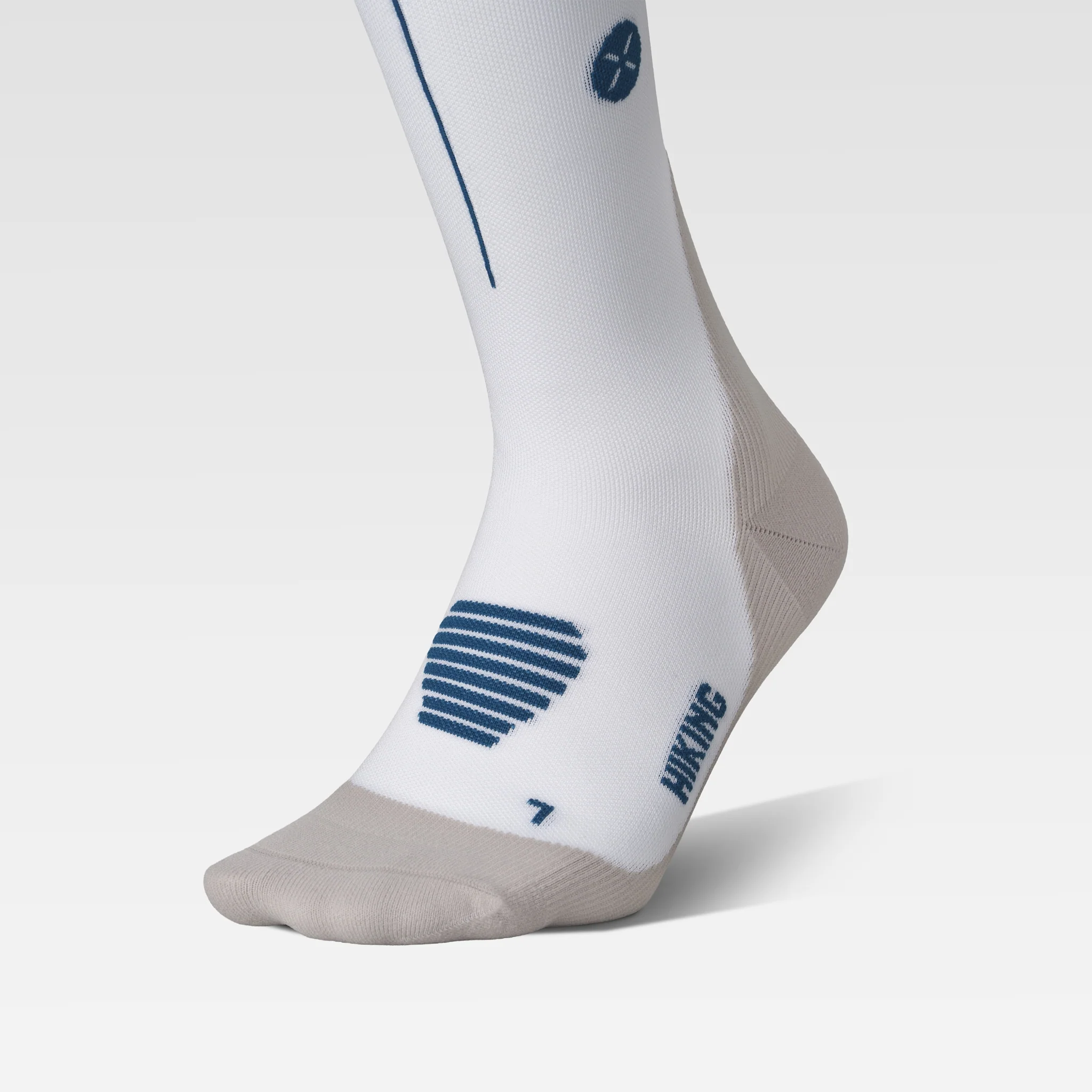 Dryarn® Hiking Socks Men | White / Petrol - Image 5