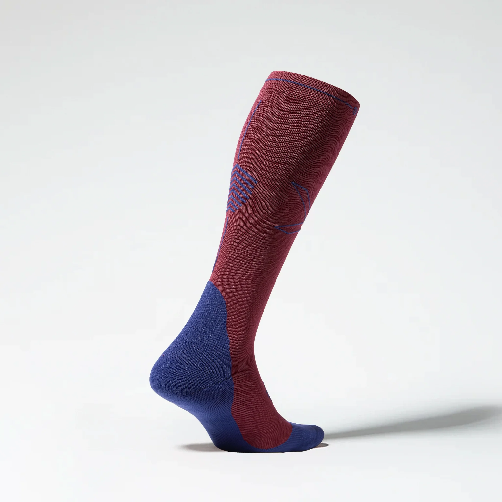 Dryarn® Hiking Socks Men | Bordeaux / Navy - Image 3