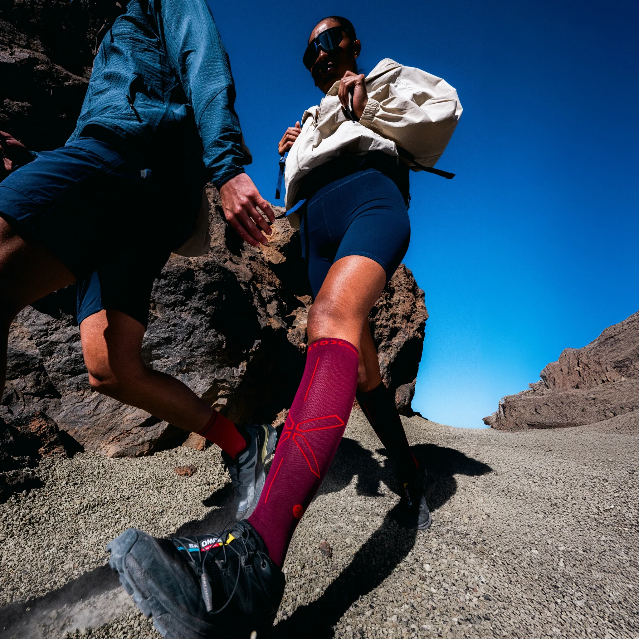 Dryarn® Hiking Socks Women | Bordeaux / Red - Image 6