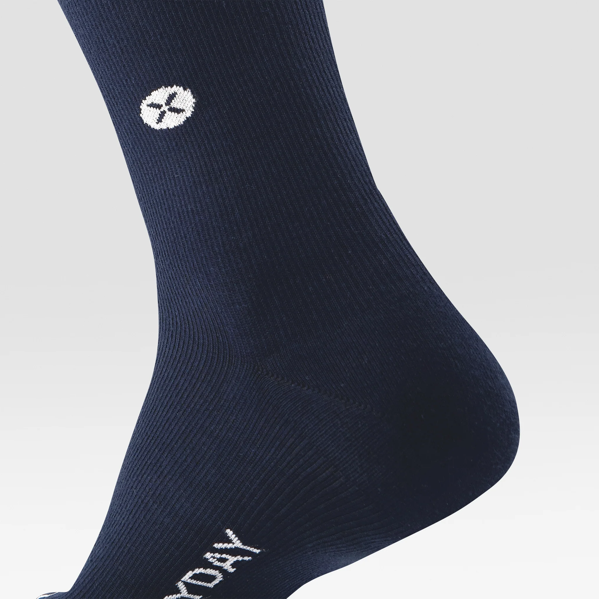 Cotton Everyday Ankle Socks Men 2-Pack | Navy / White - Image 5