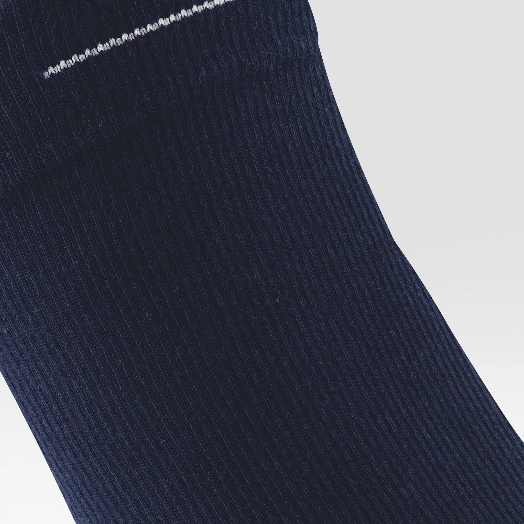 Cotton Everyday Ankle Socks Men 2-Pack | Navy / White - Image 6