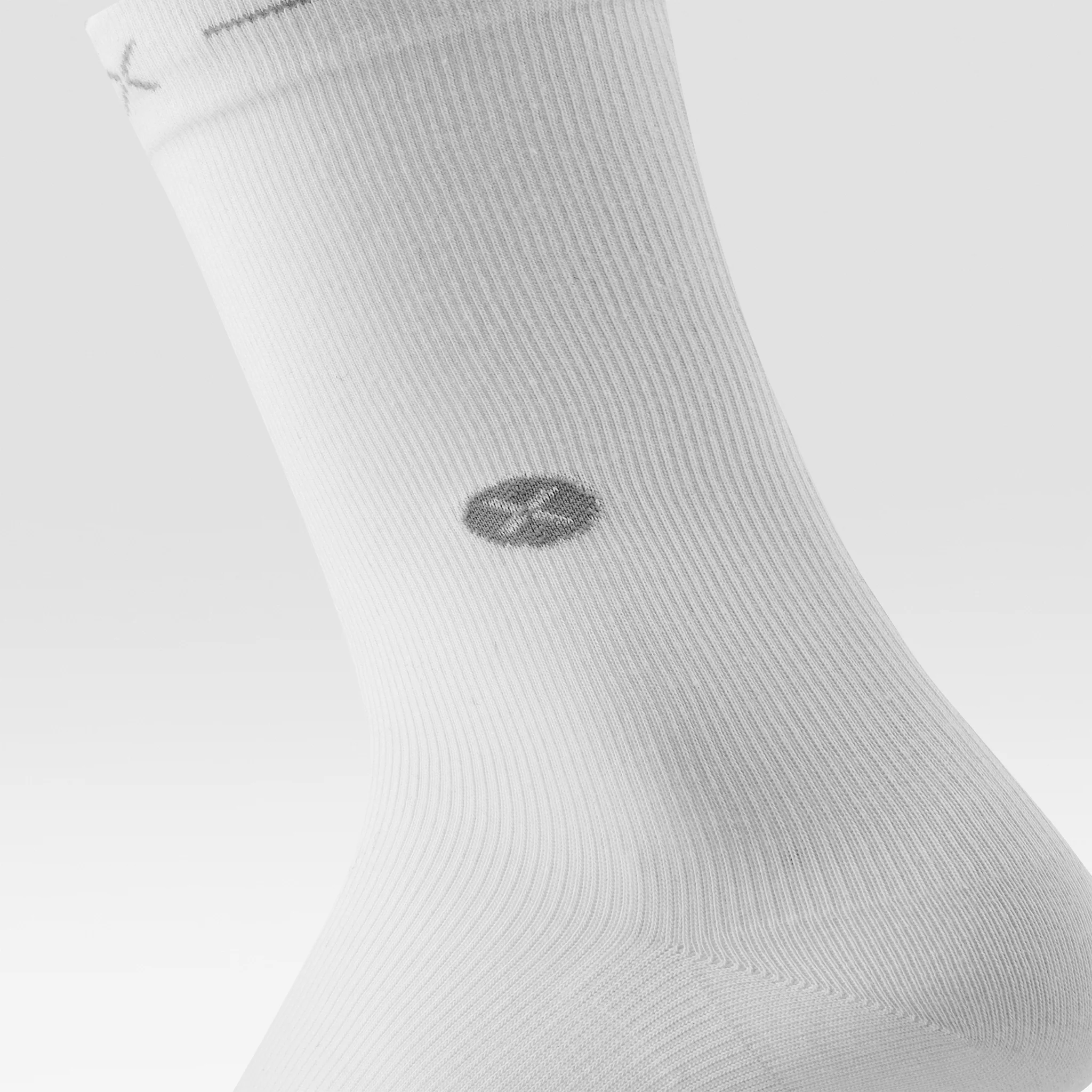 Cotton Everyday Ankle Socks Women 2-Pack | White / Grey - Image 6