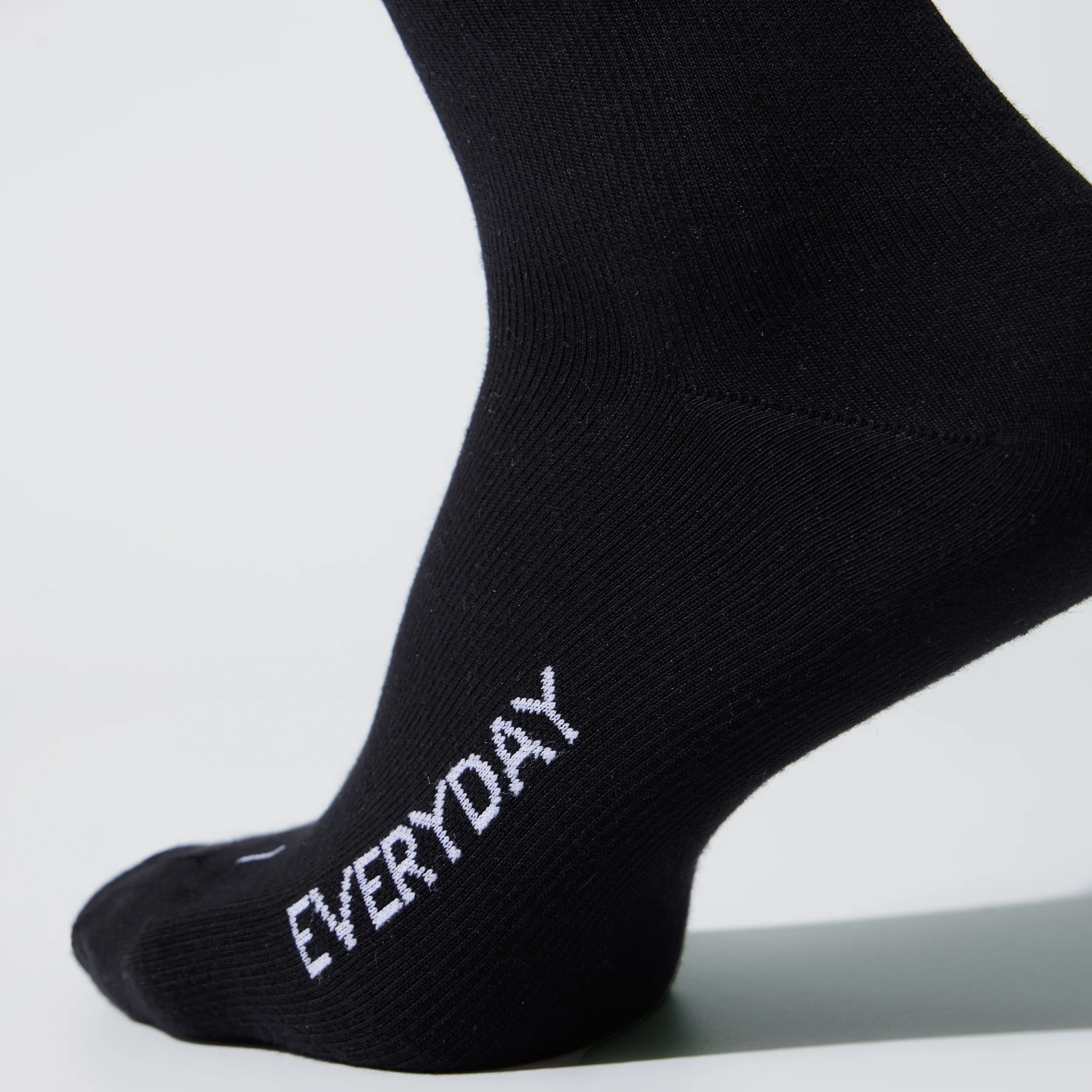 Cotton Everyday Socks Men | Black / White - Image 5