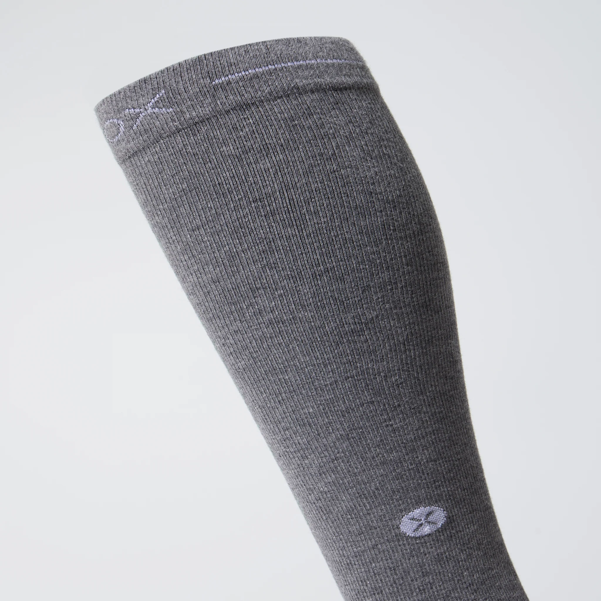Cotton Everyday Socks Men | Mid Grey / White - Image 4