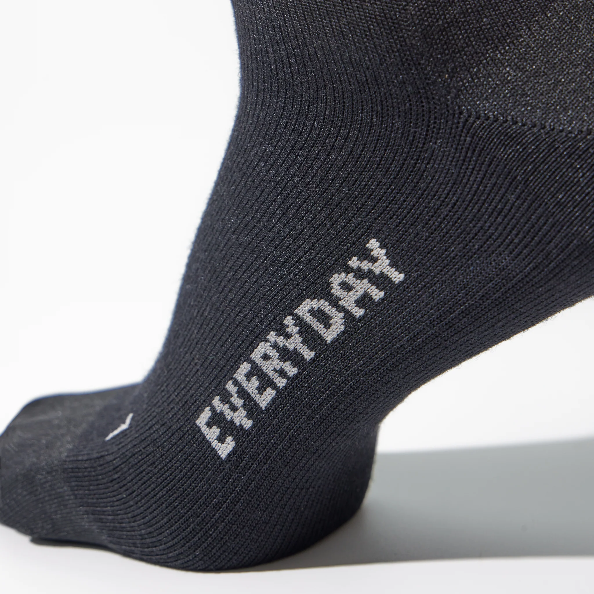 Merino Everyday Ankle Socks Men 2-Pack | Black / Grey - Image 6
