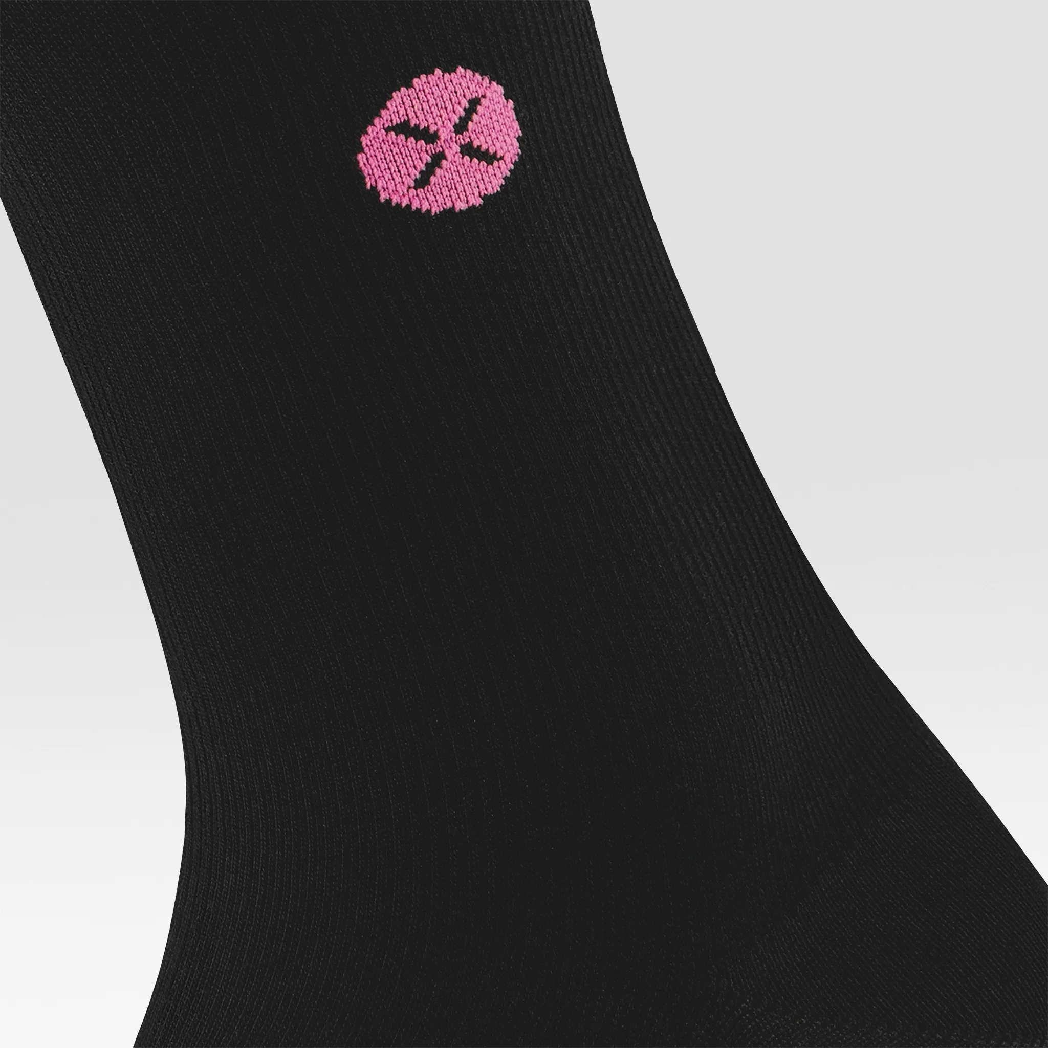 Merino Everyday Socks Women | Black / Fuchsia - Image 5