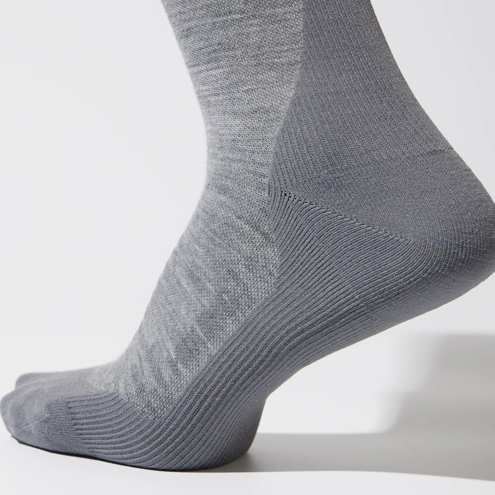 Merino Hiking Ankle Socks Men | MidGrey / Grey - Image 5
