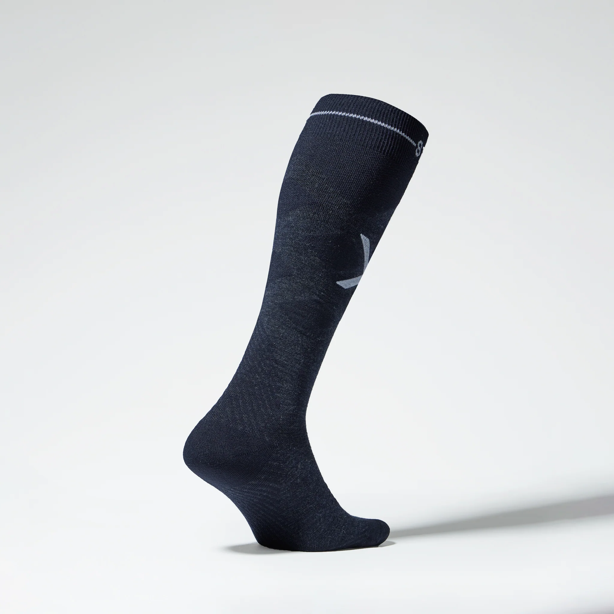Merino Skiing Socks Men 2-Pack | Navy / White - Image 4