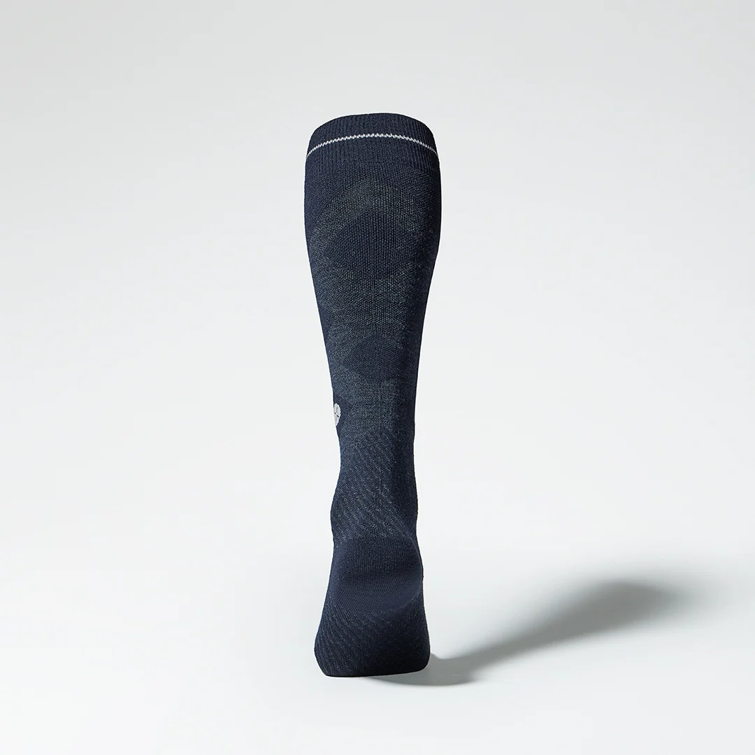 Merino Skiing Socks Women 2-Pack | Navy / White - Image 3