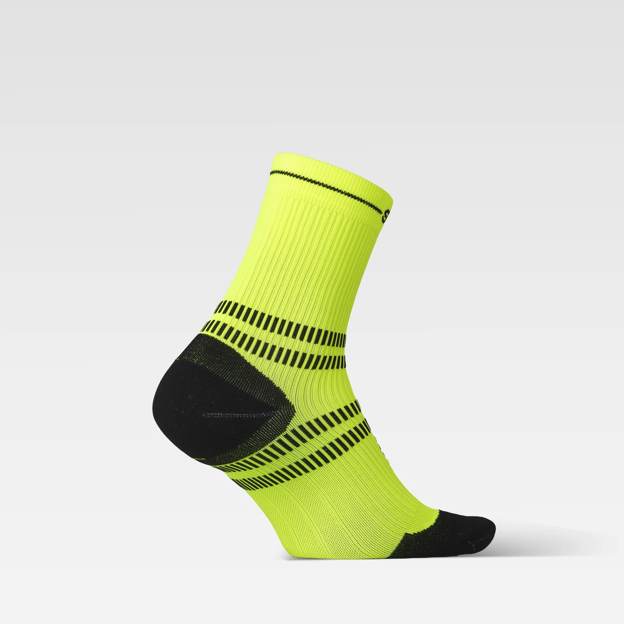 Running Ankle Socks Men | Yellow Fluo / Black - Image 3