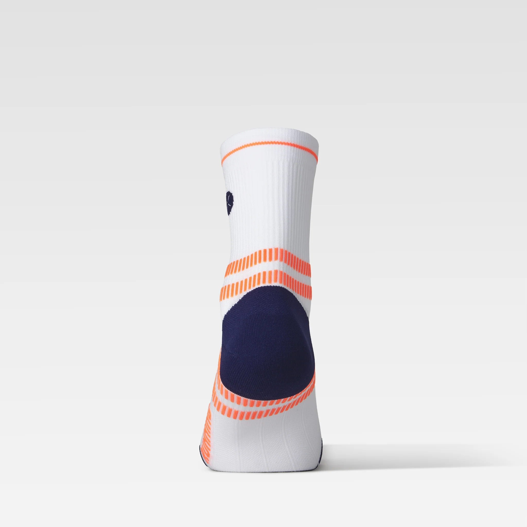 Running Ankle Socks Women | White / Orange Fluo - Image 3