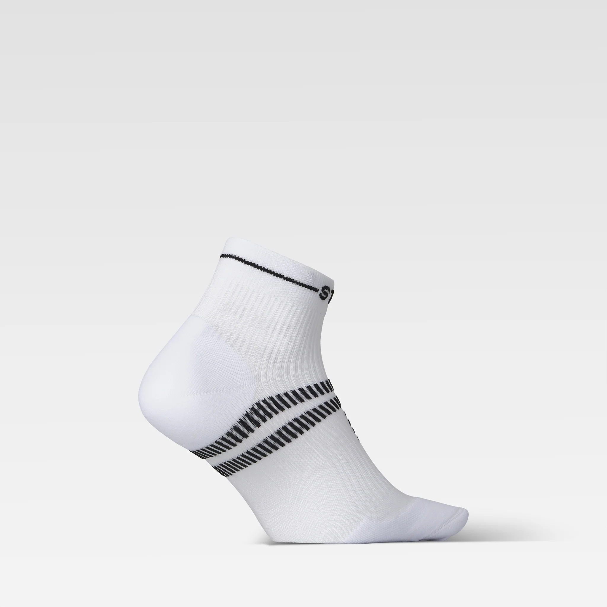 Running Low-Cut Socks Women | White / Black - Image 2