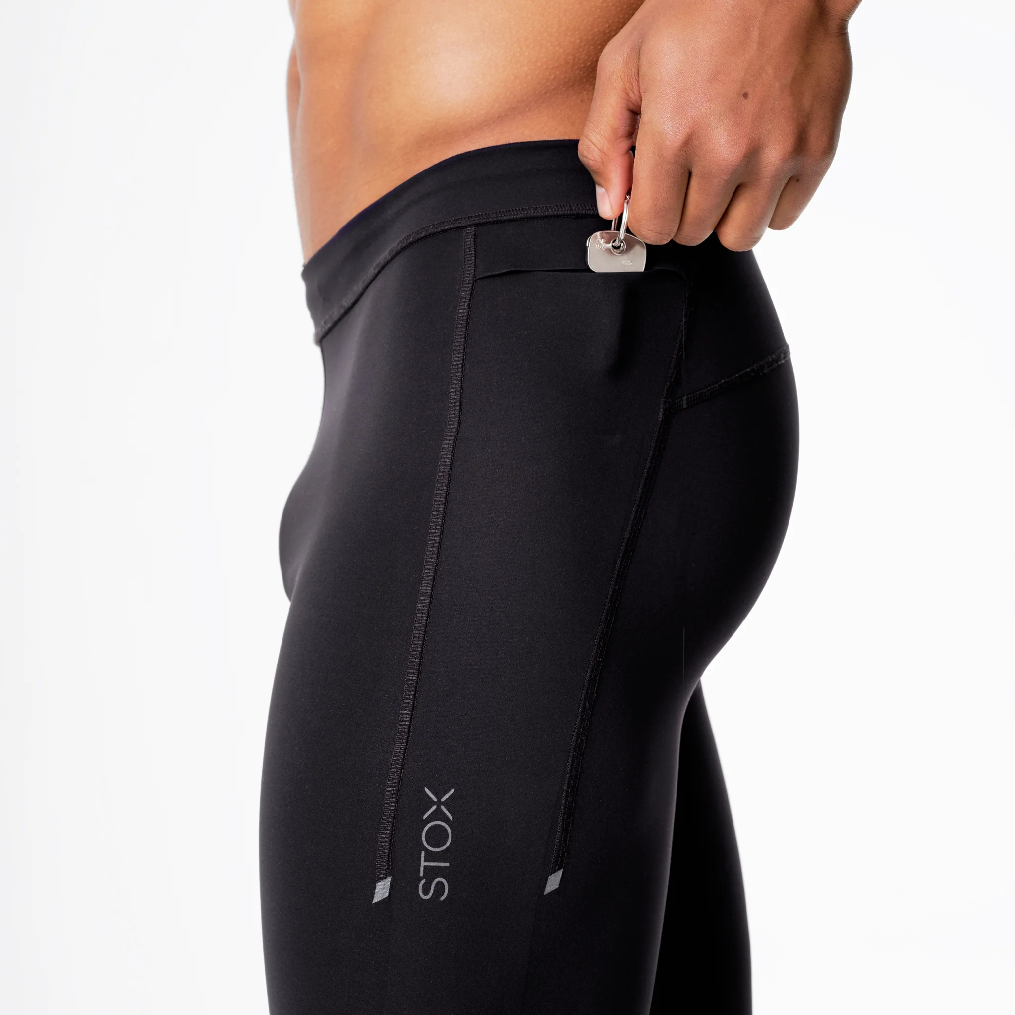 Running Shorts Men | Black / Light Grey - Image 10