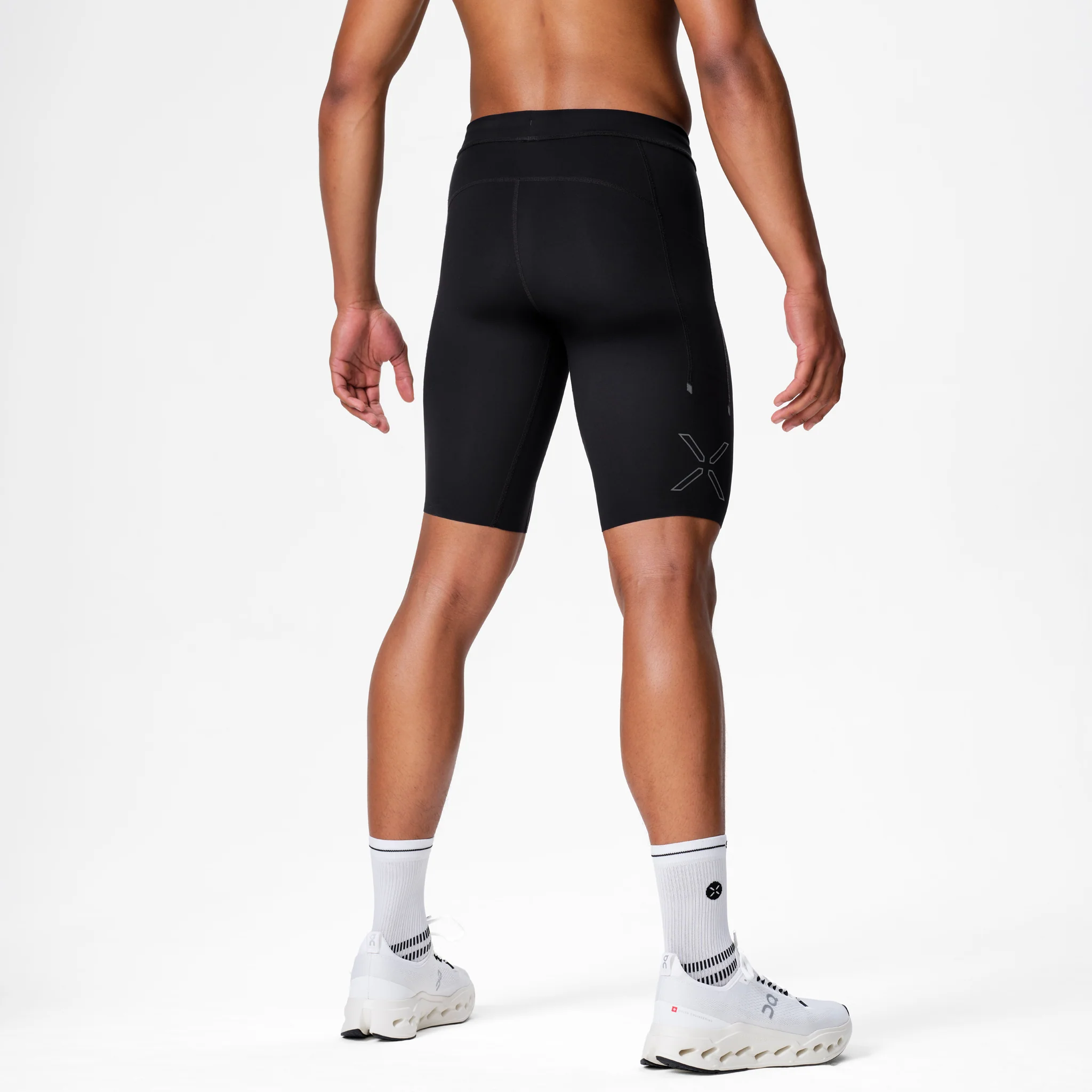 Running Shorts Men | Black / Light Grey - Image 3