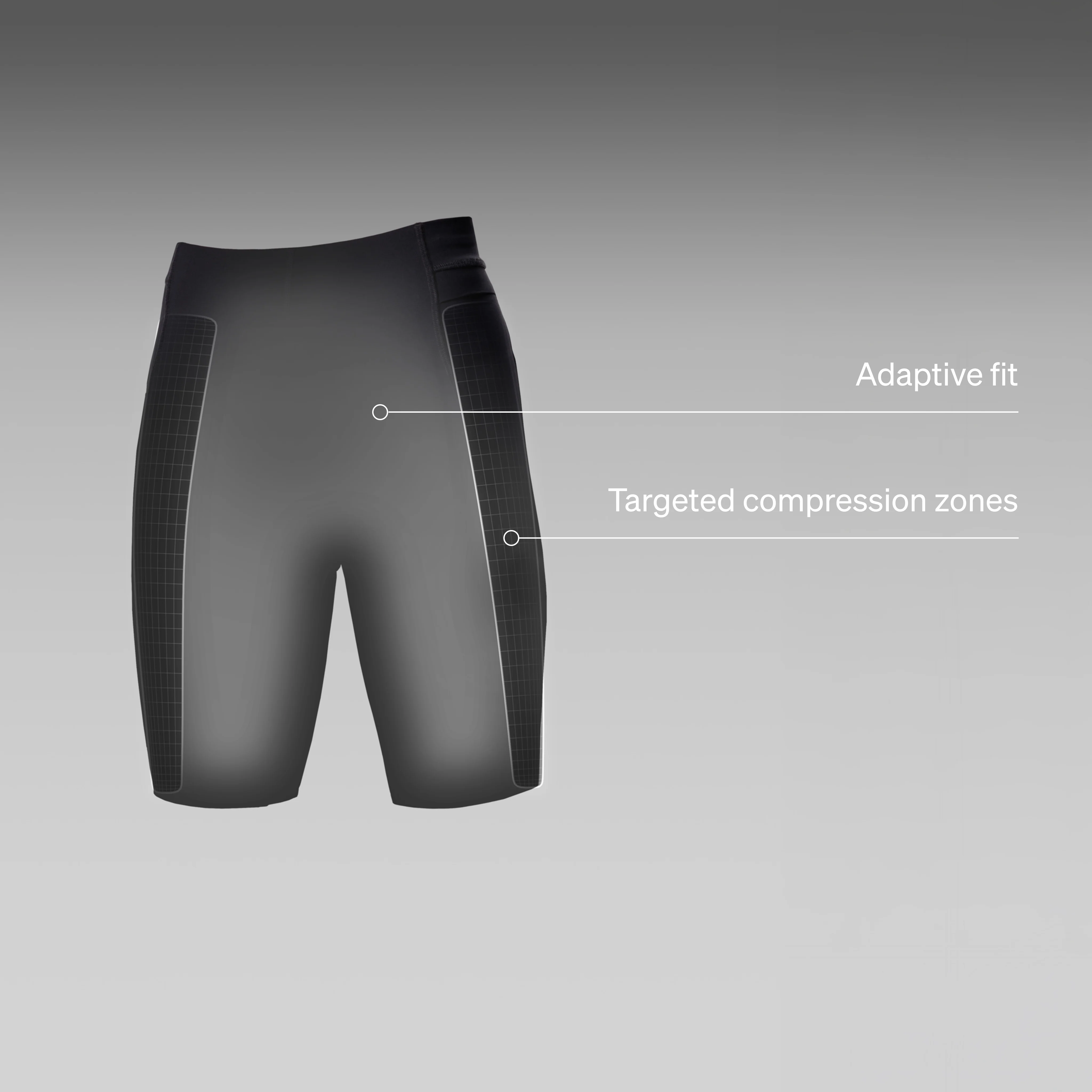 Running Shorts Men | Black / Light Grey - Image 5