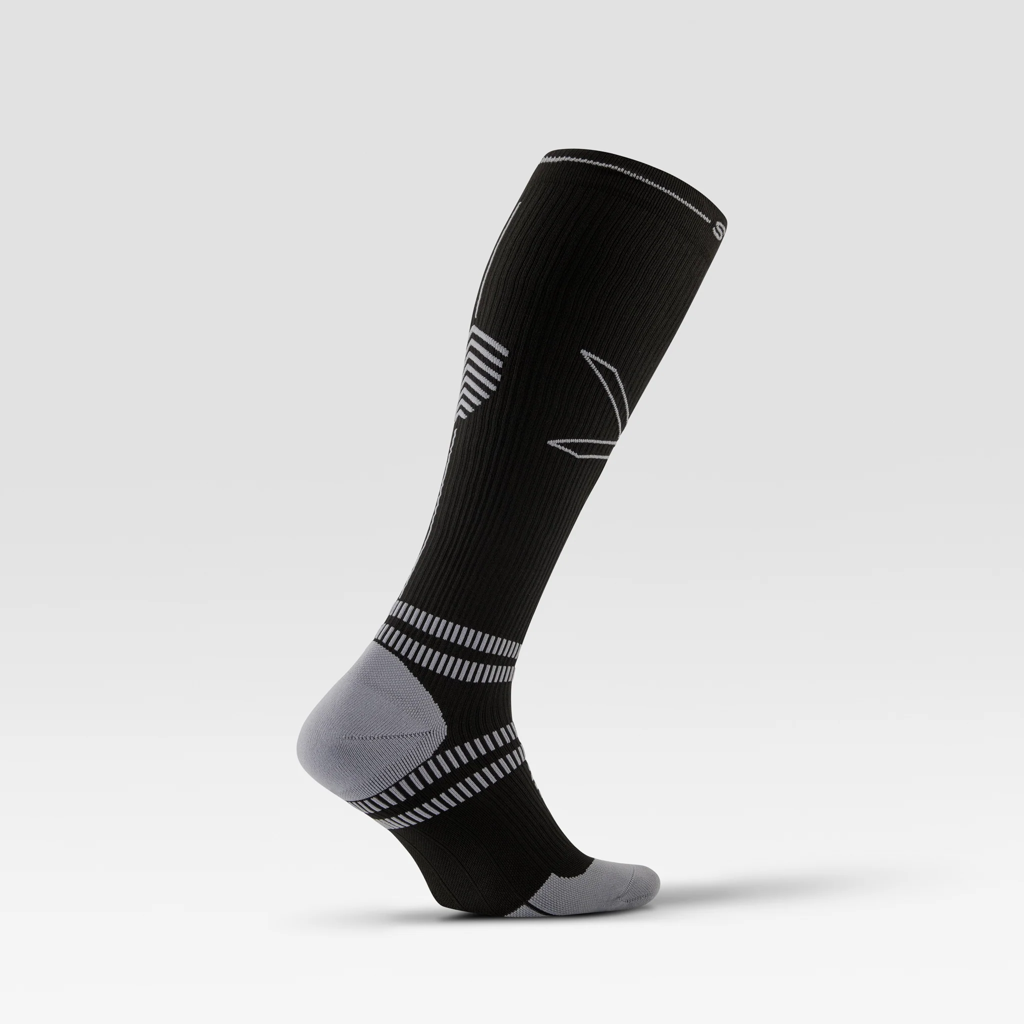 Running Socks Men 2-Pack | Black / Grey - Image 5