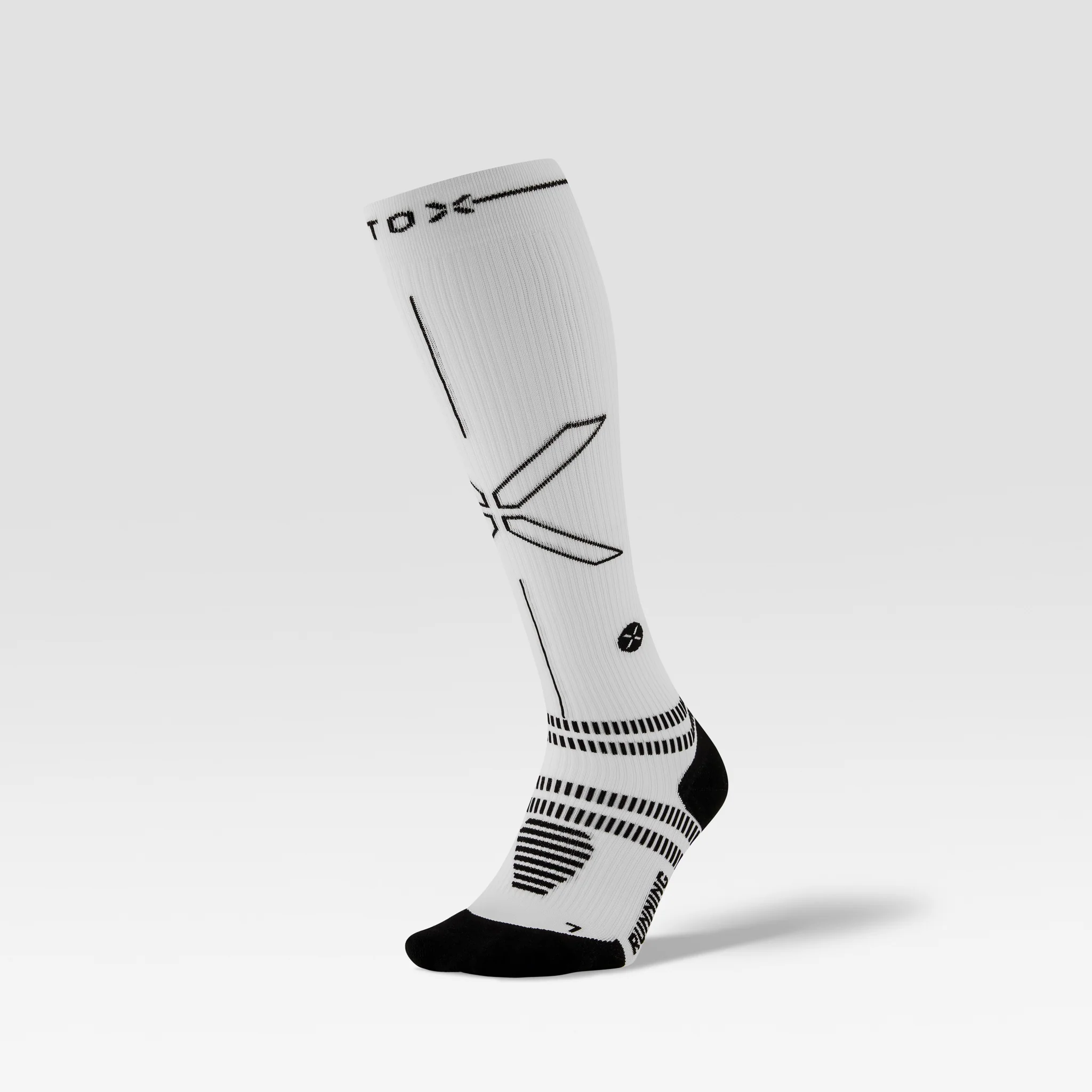 Running Socks Men 2-Pack | White / Black - Image 6