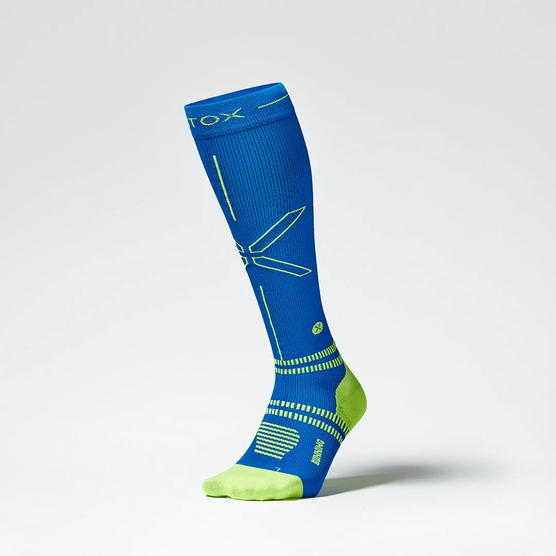 Running Socks Men | Blue / Yellow
