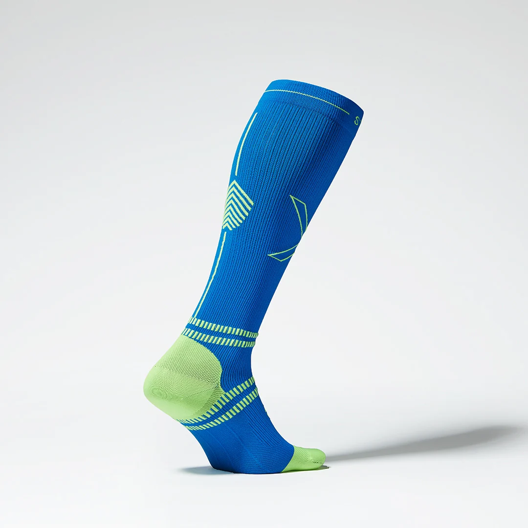 Running Socks Men | Blue / Yellow - Image 2