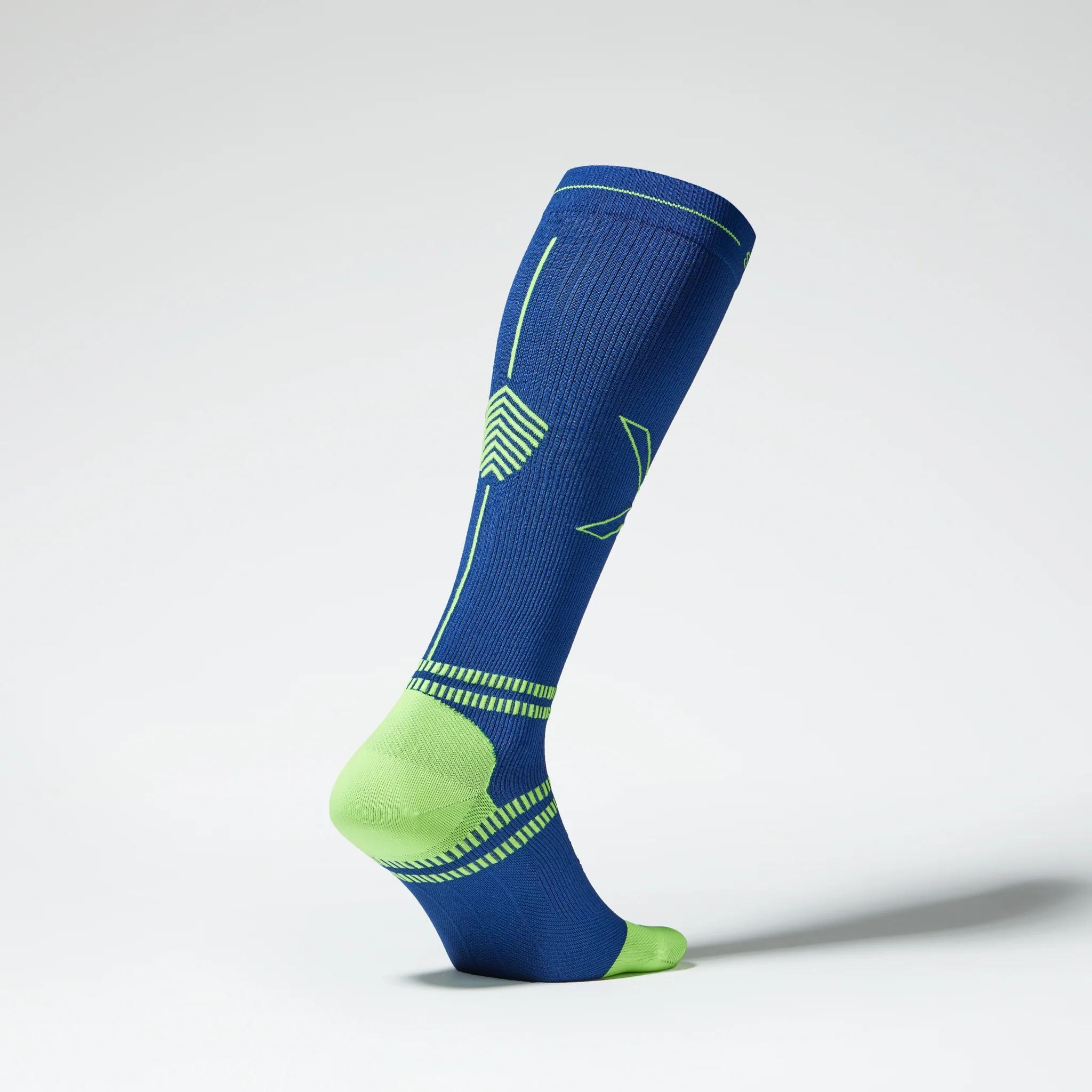 Running Socks Men | Dark Blue / Yellow - Image 3