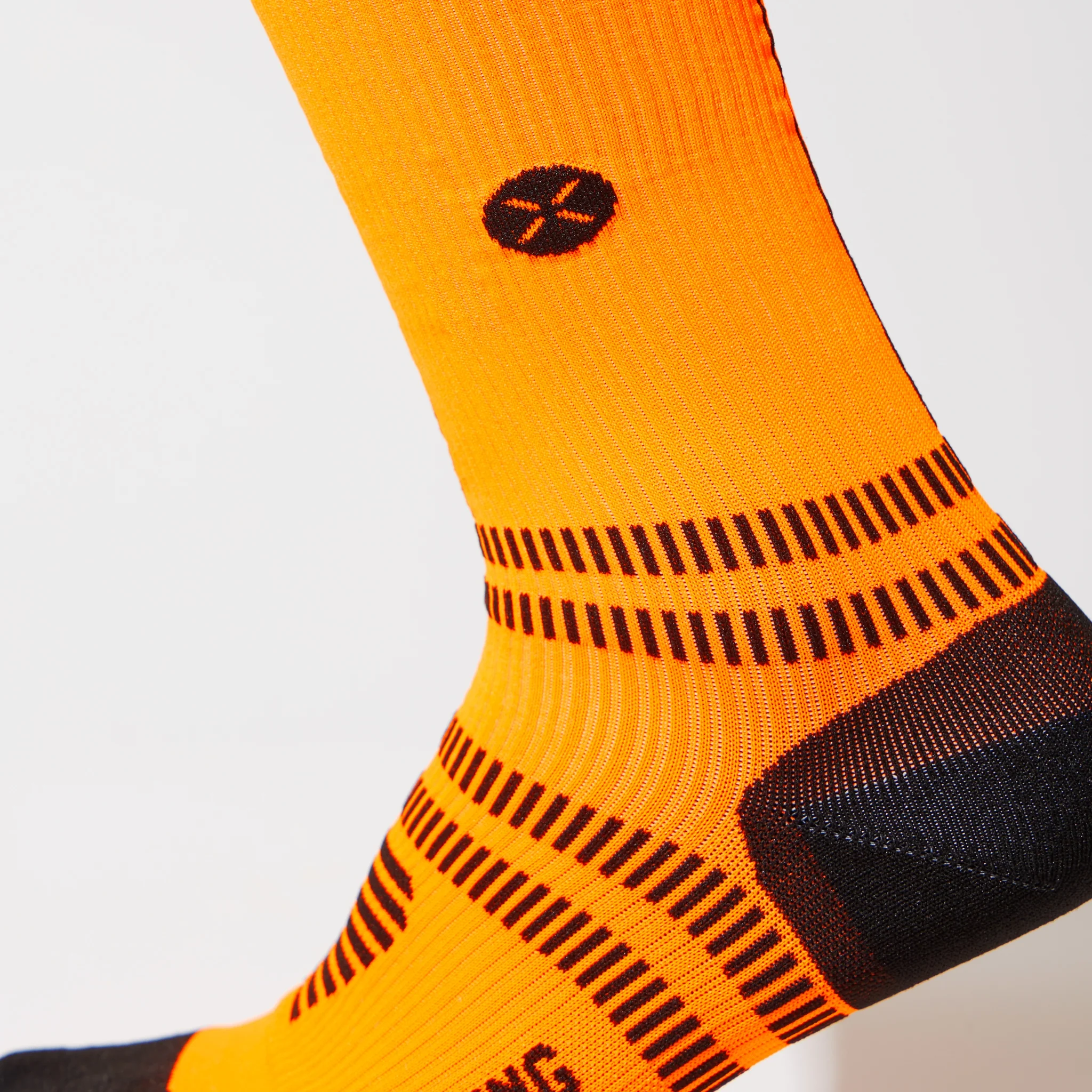 Running Socks Men | Orange Fluo / Black - Image 5