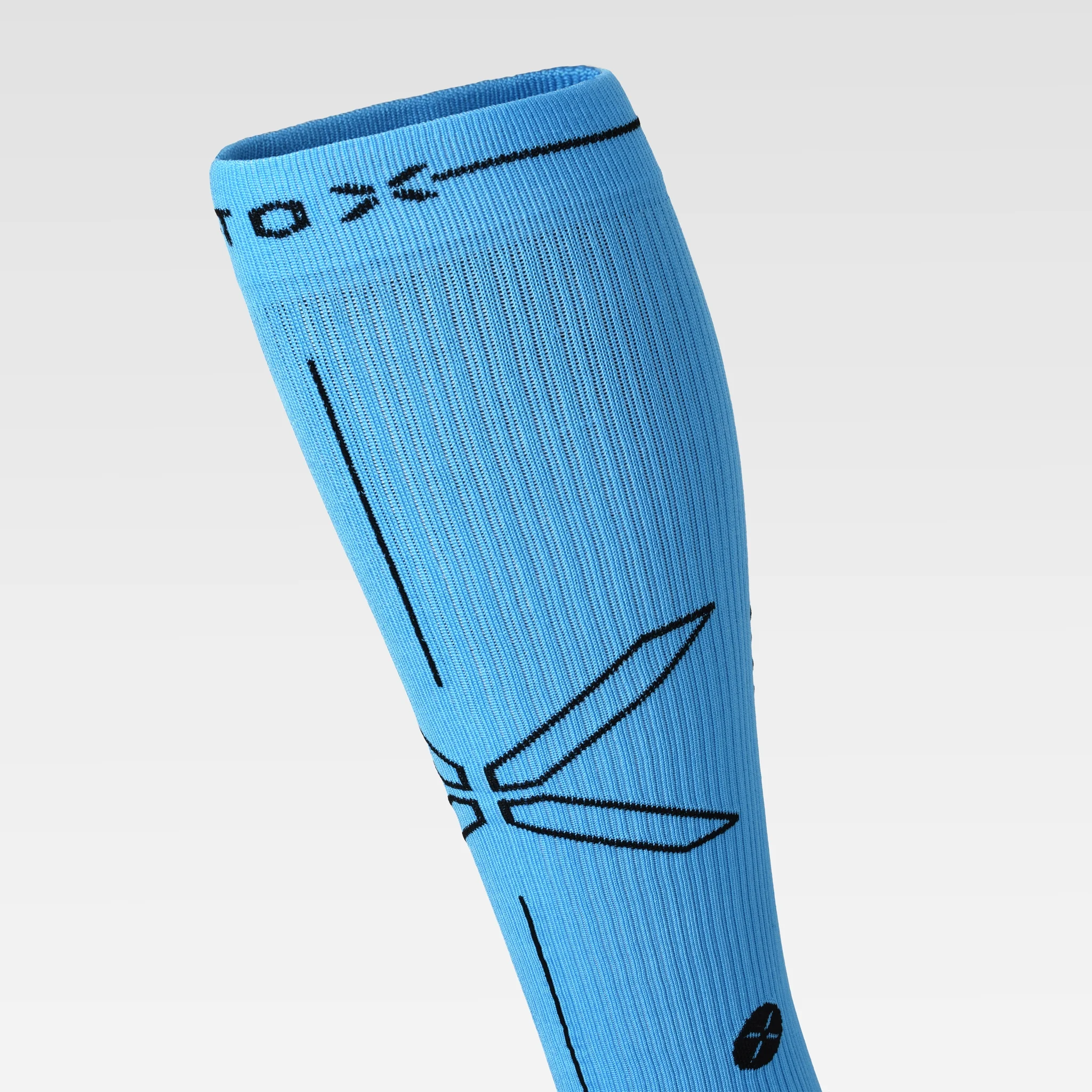 Running Socks Men | Bright Blue / Black - Image 4