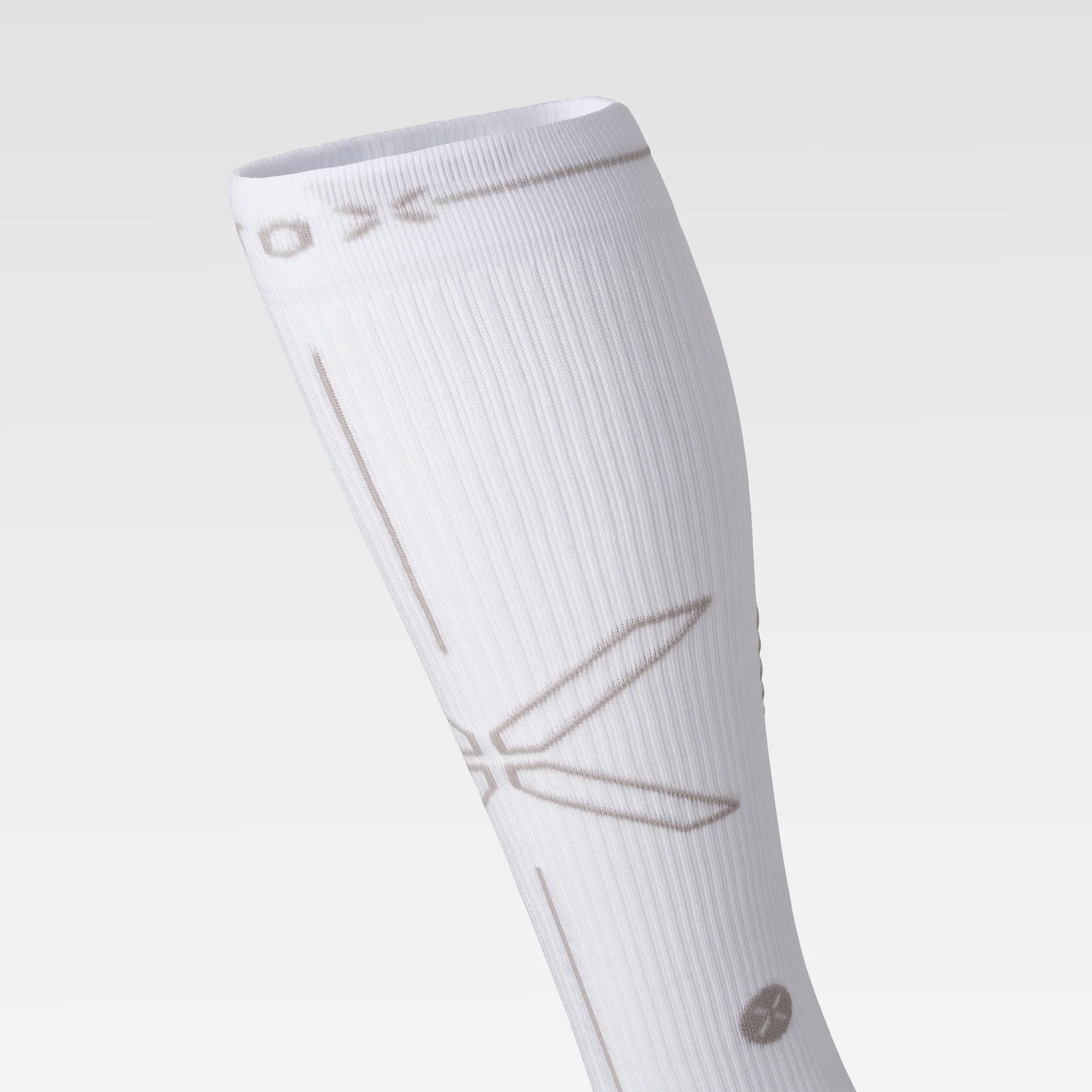 Running Socks Men | White / Grey - Image 6