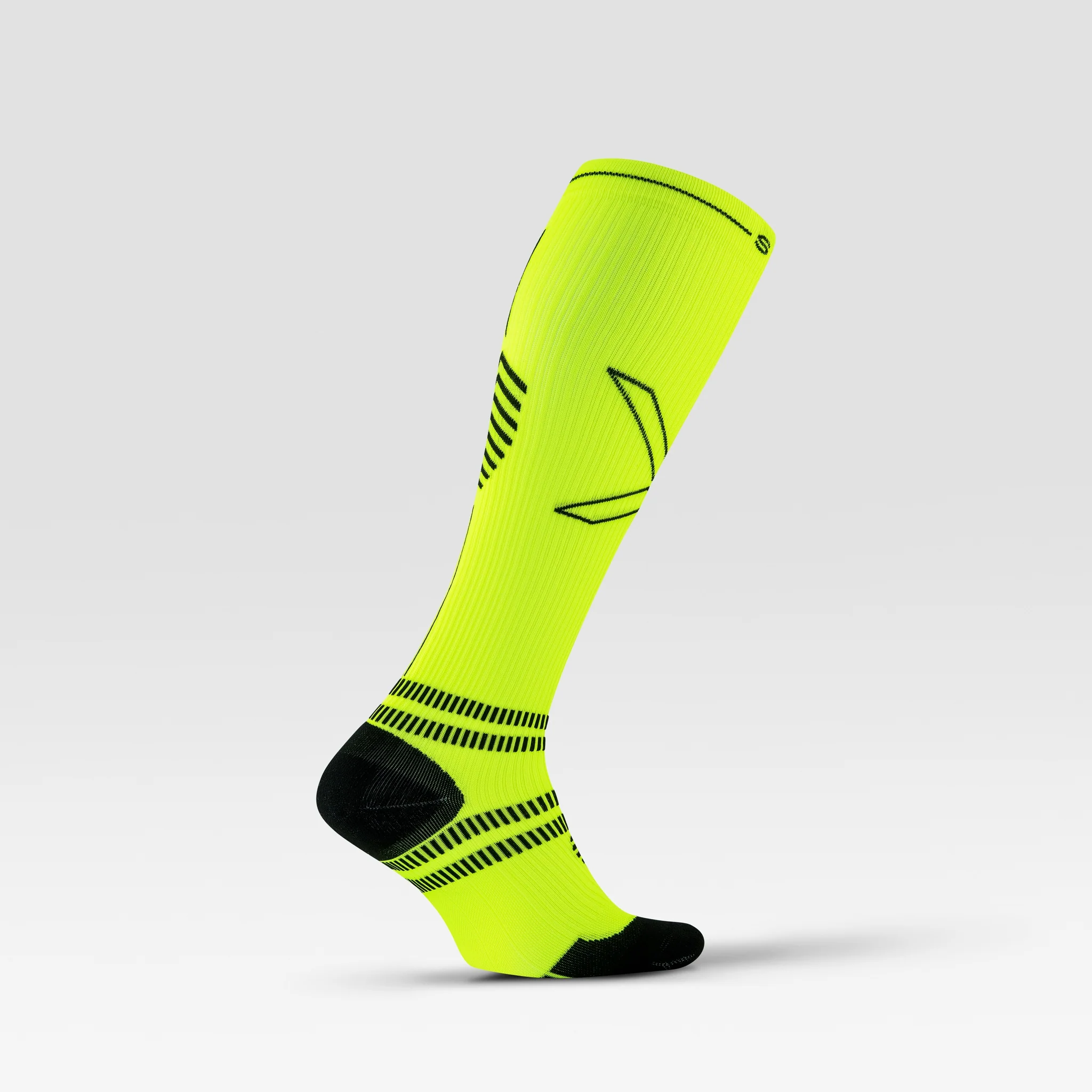 Running Socks Men | Yellow Fluo / Black - Image 3