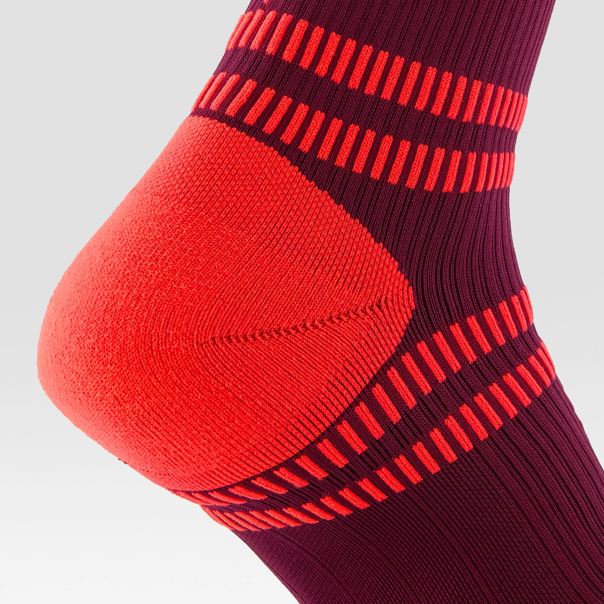 Running Socks Women | Bordeaux / Orange - Image 5