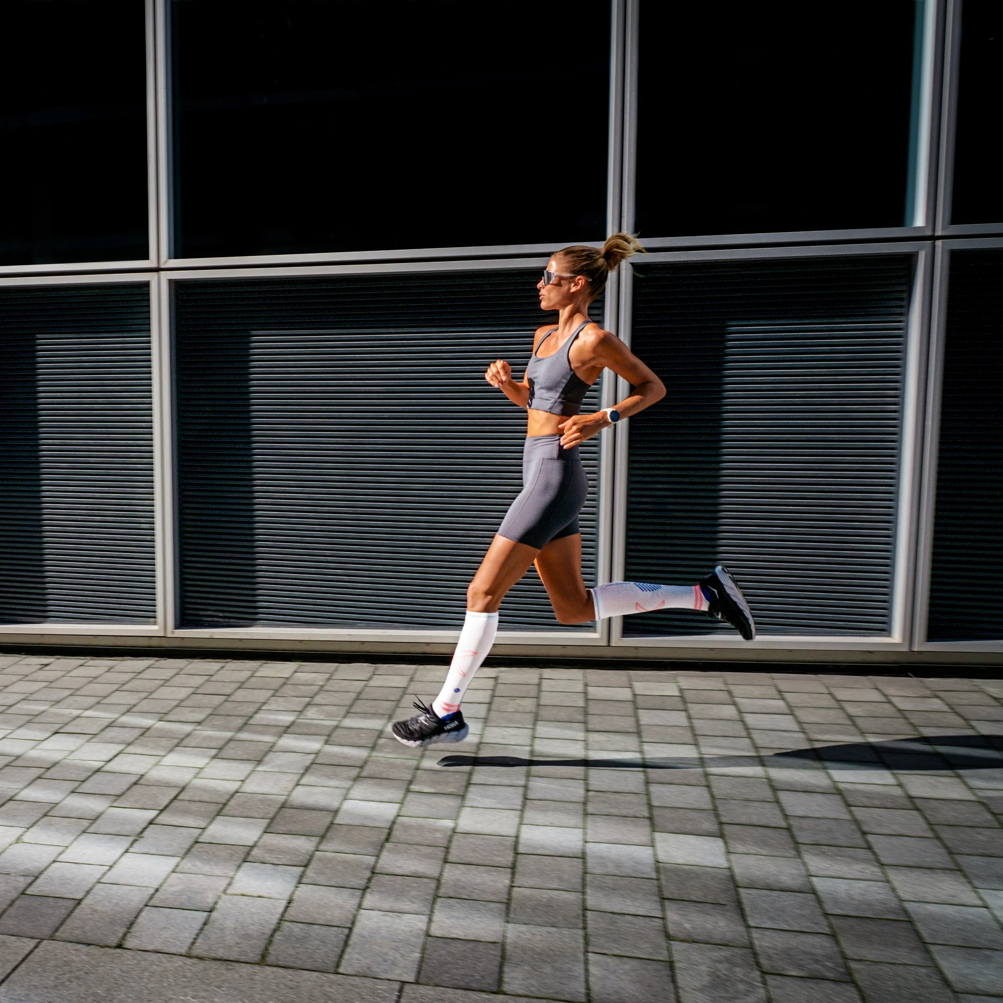 Running Socks Women | White / Orange - Image 6