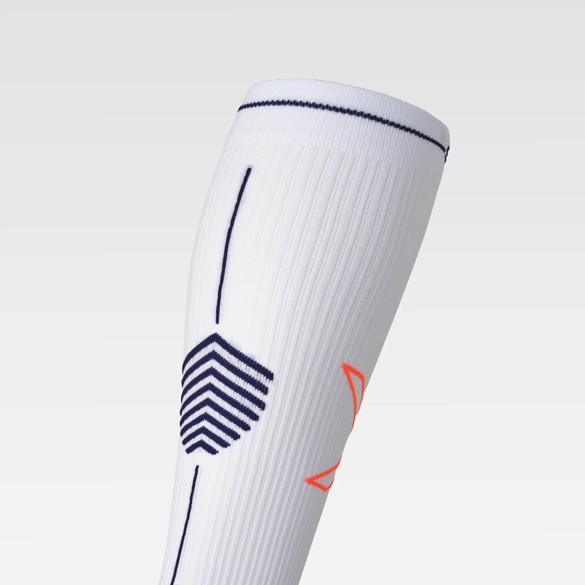 Running Socks Women | White / Orange Fluo - Image 5