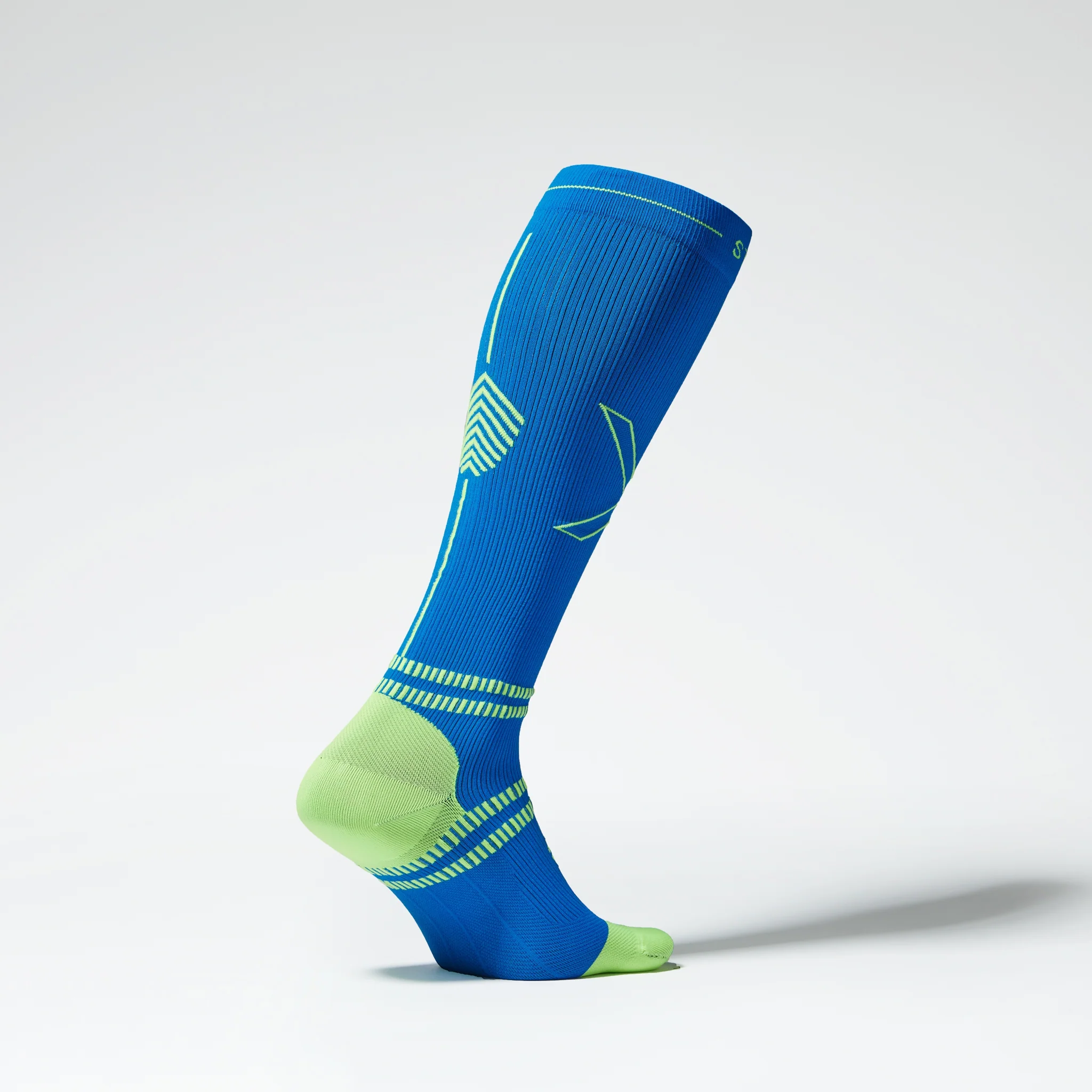 Ultralight Running Socks Men | Blue / Yellow - Image 3