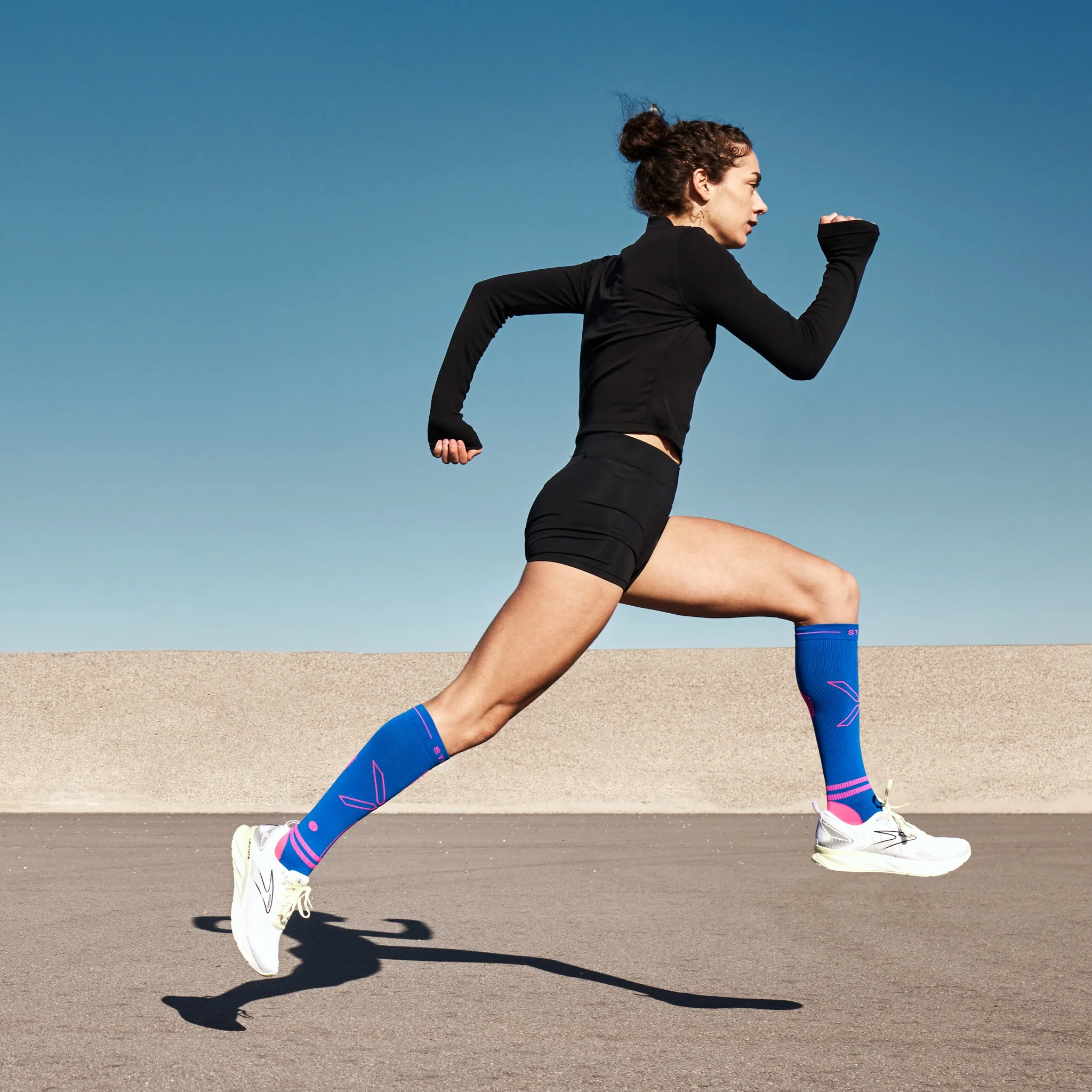 Ultralight Running Socks Women | Black / Purple - Image 6