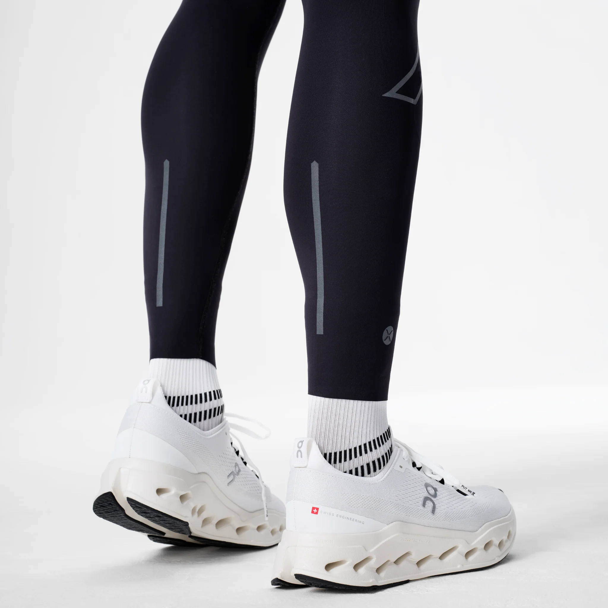 Running Tights Men | Black / Light Grey - Image 10