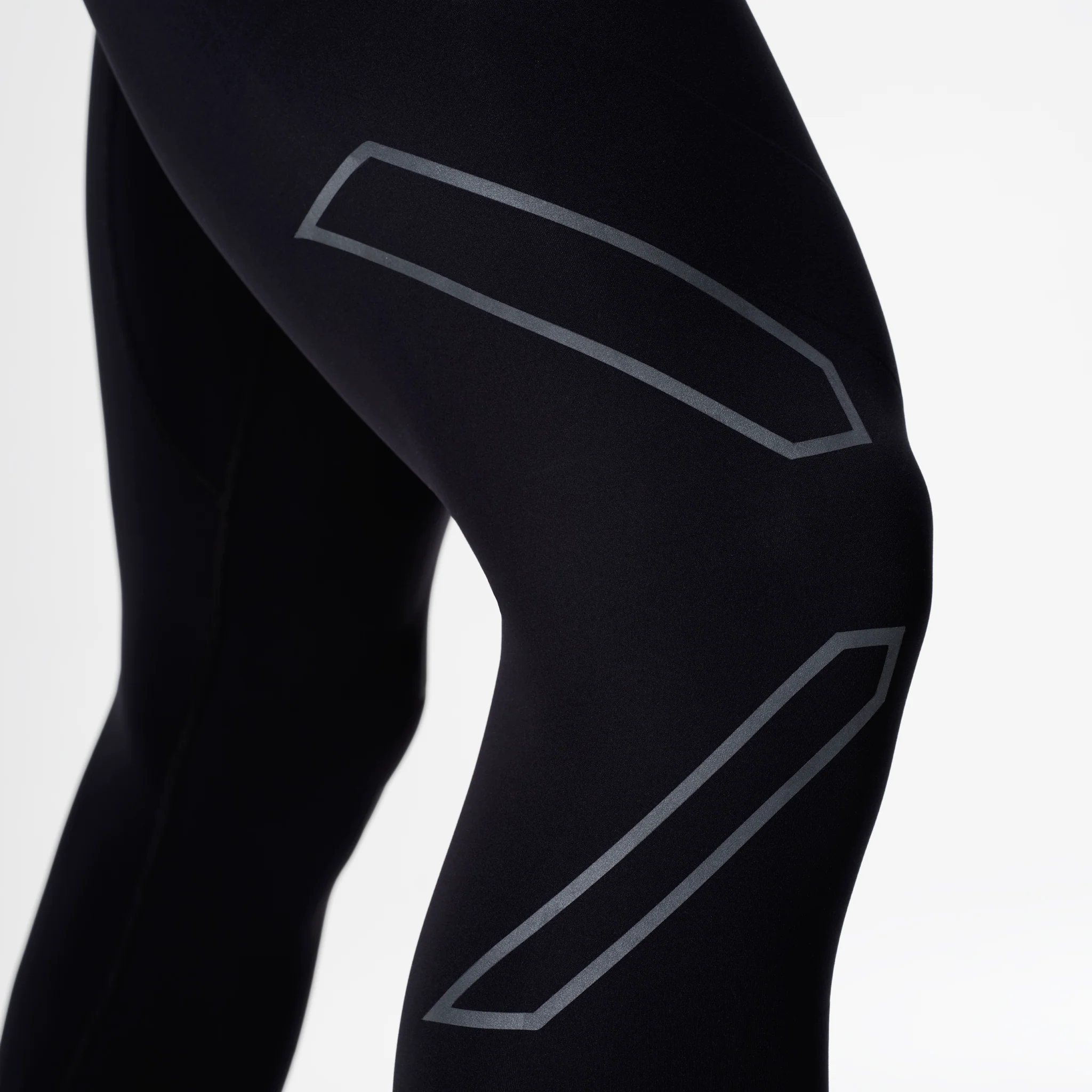 Running Tights Men | Black / Light Grey - Image 8