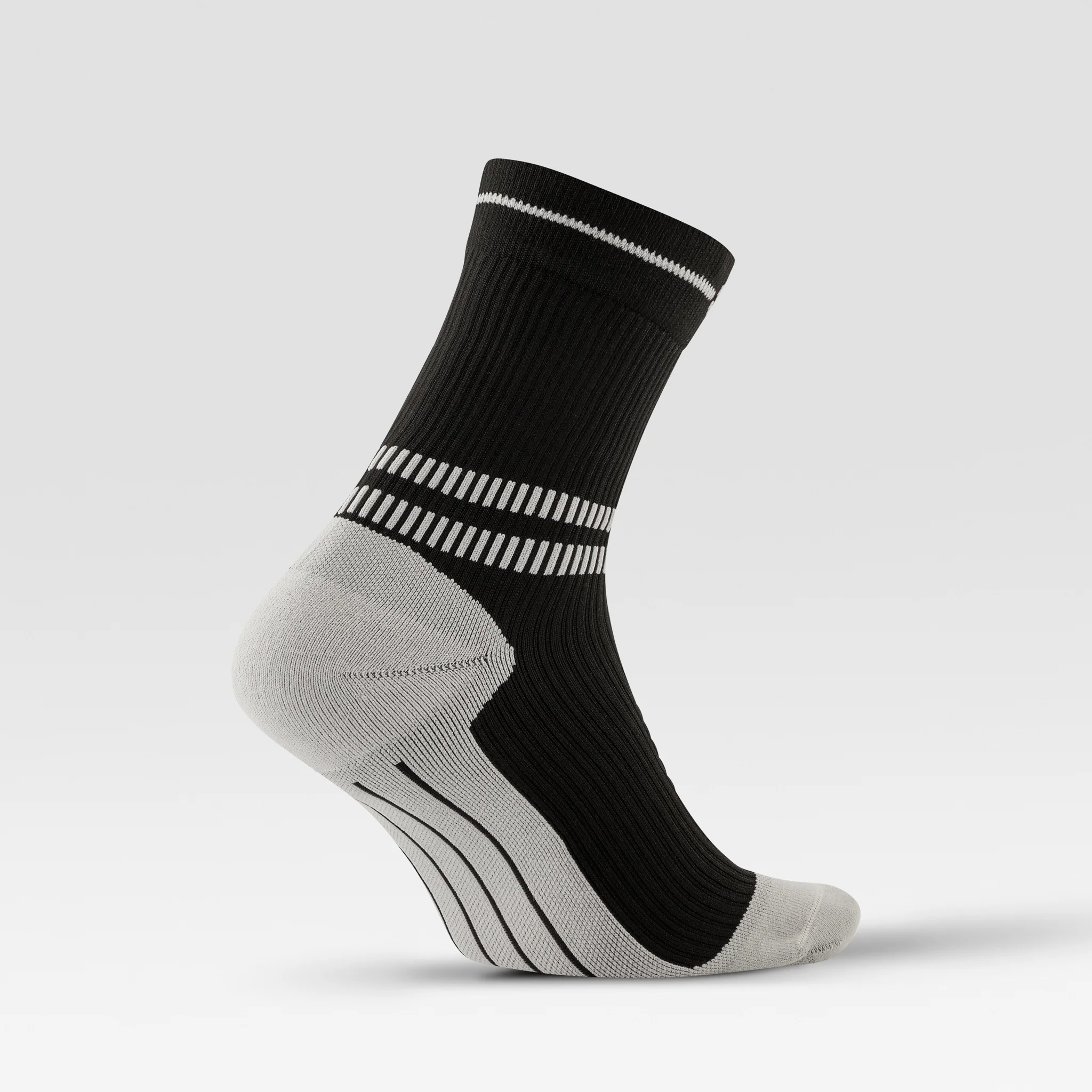Sports Ankle Socks Women | Black / Light Grey - Image 3