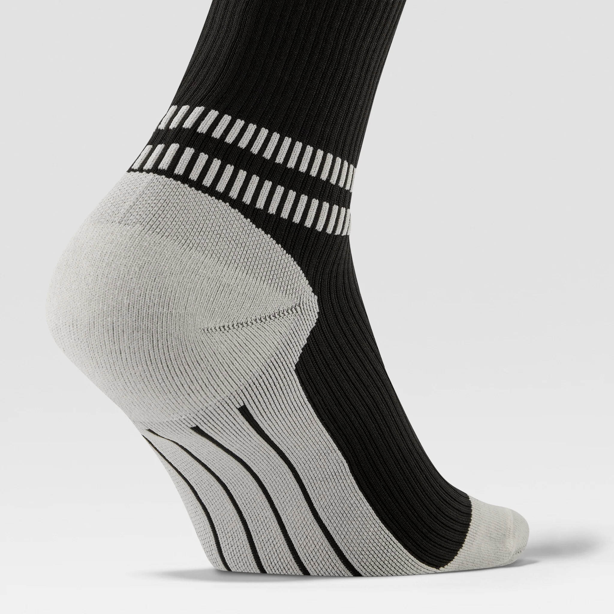 Sports Ankle Socks Women | Black / Light Grey - Image 5
