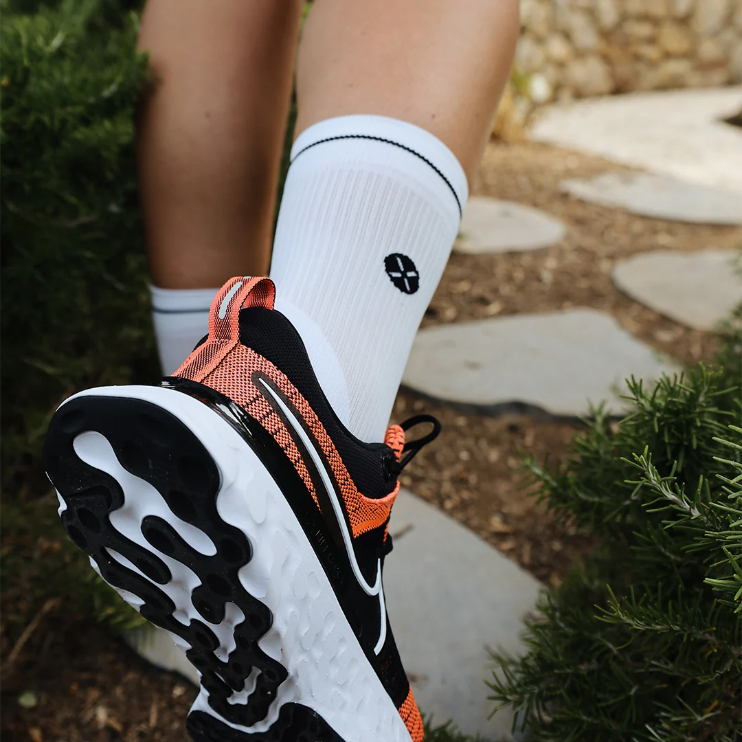 Sports Ankle Socks Women 2-Pack | White / Black - Image 4