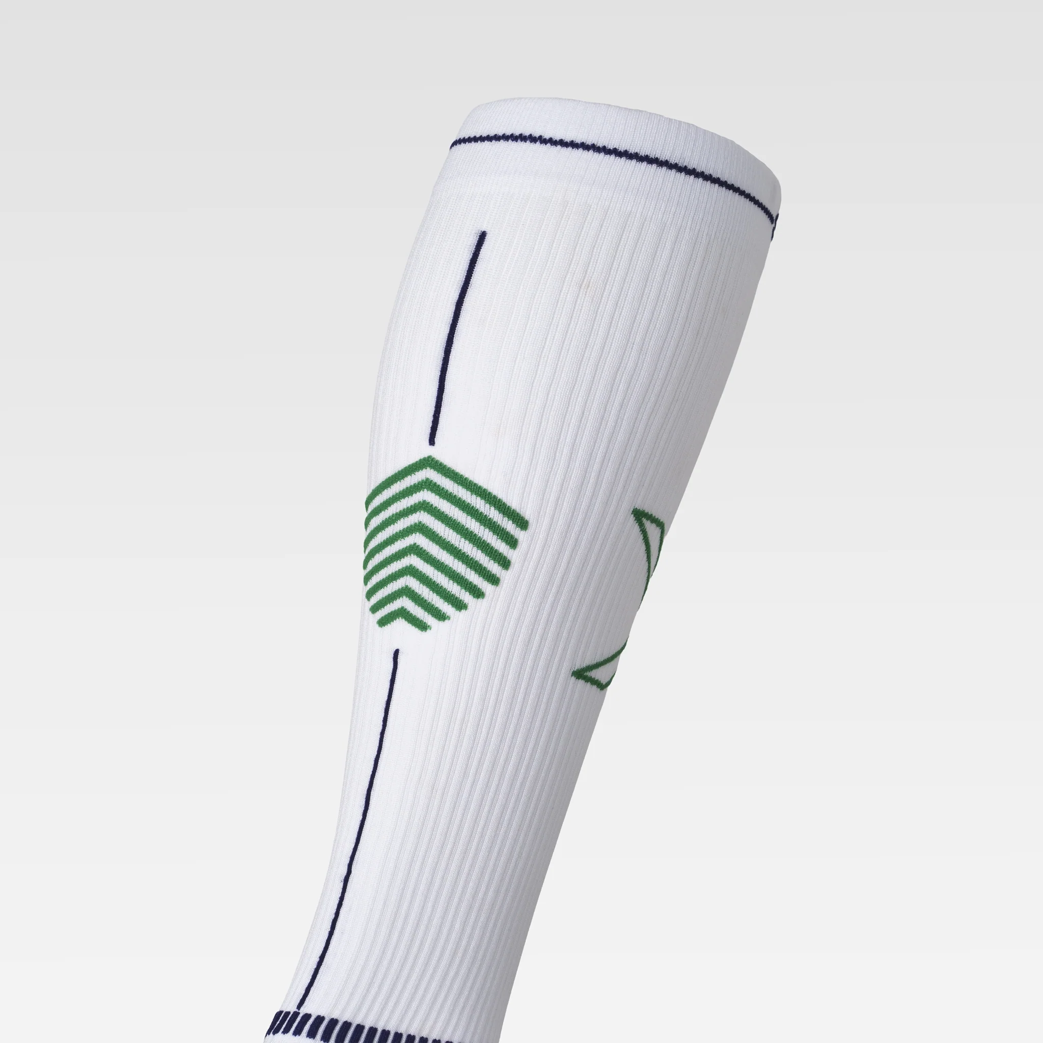 Sports Socks Men | White / Navy / Green - Image 4