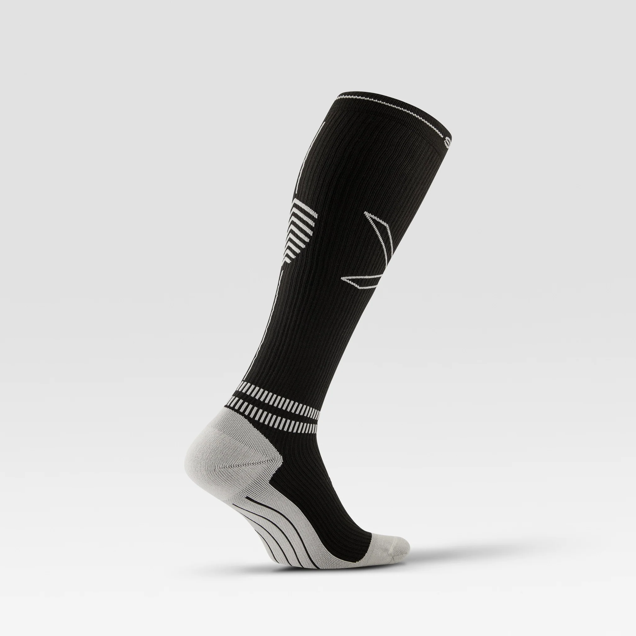 Sports Socks Women | Black / Light Grey - Image 3