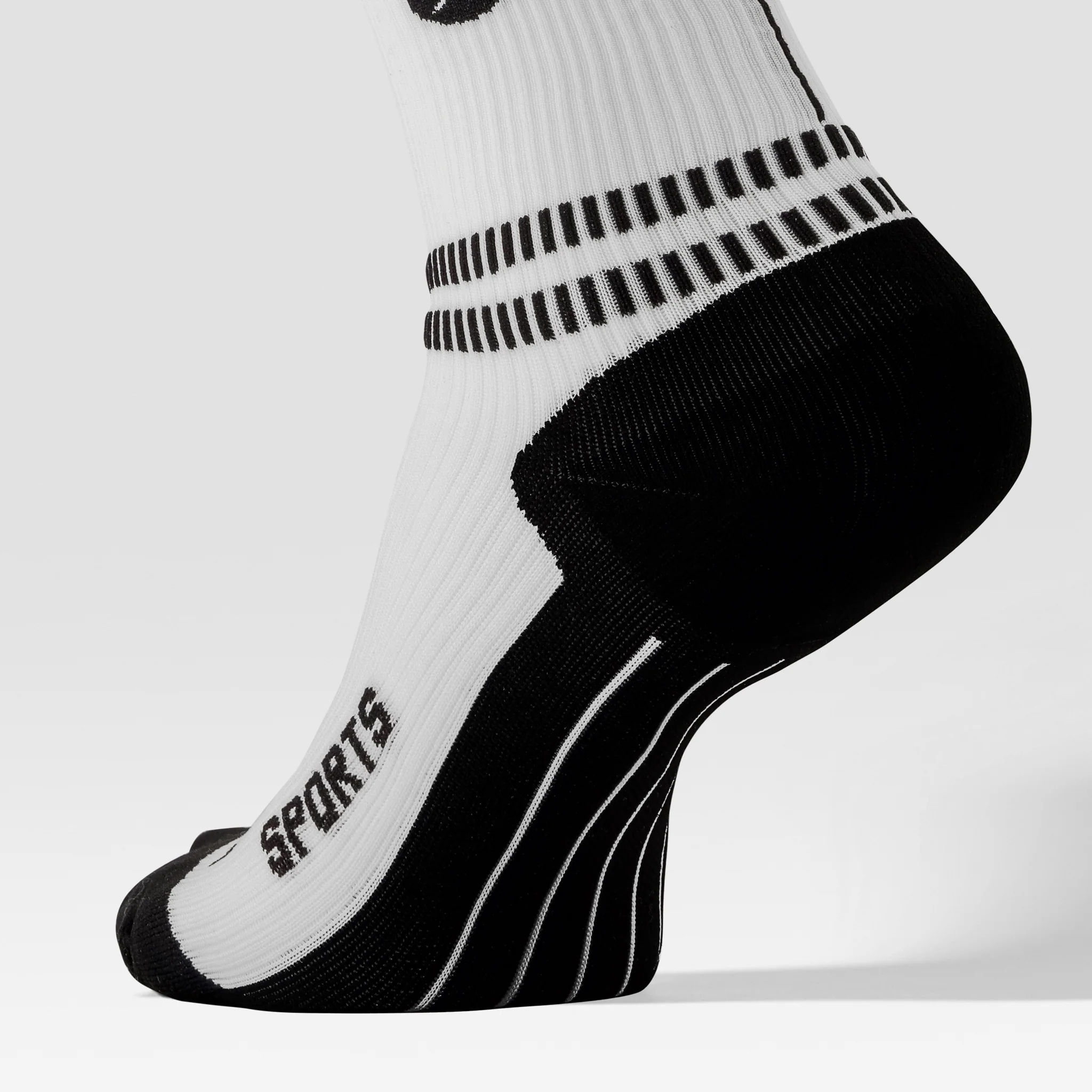 Sports Socks Women | White / Black - Image 4